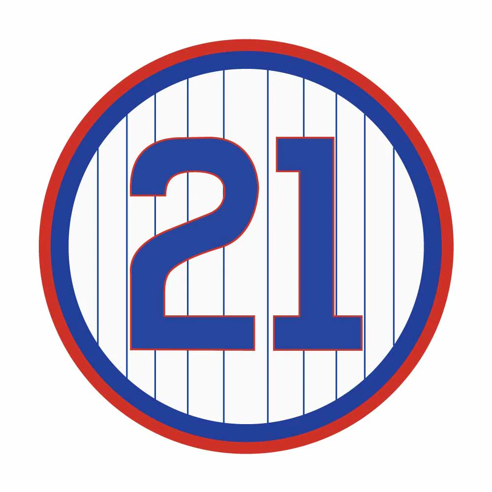 #21 Red White and Blue Sticker