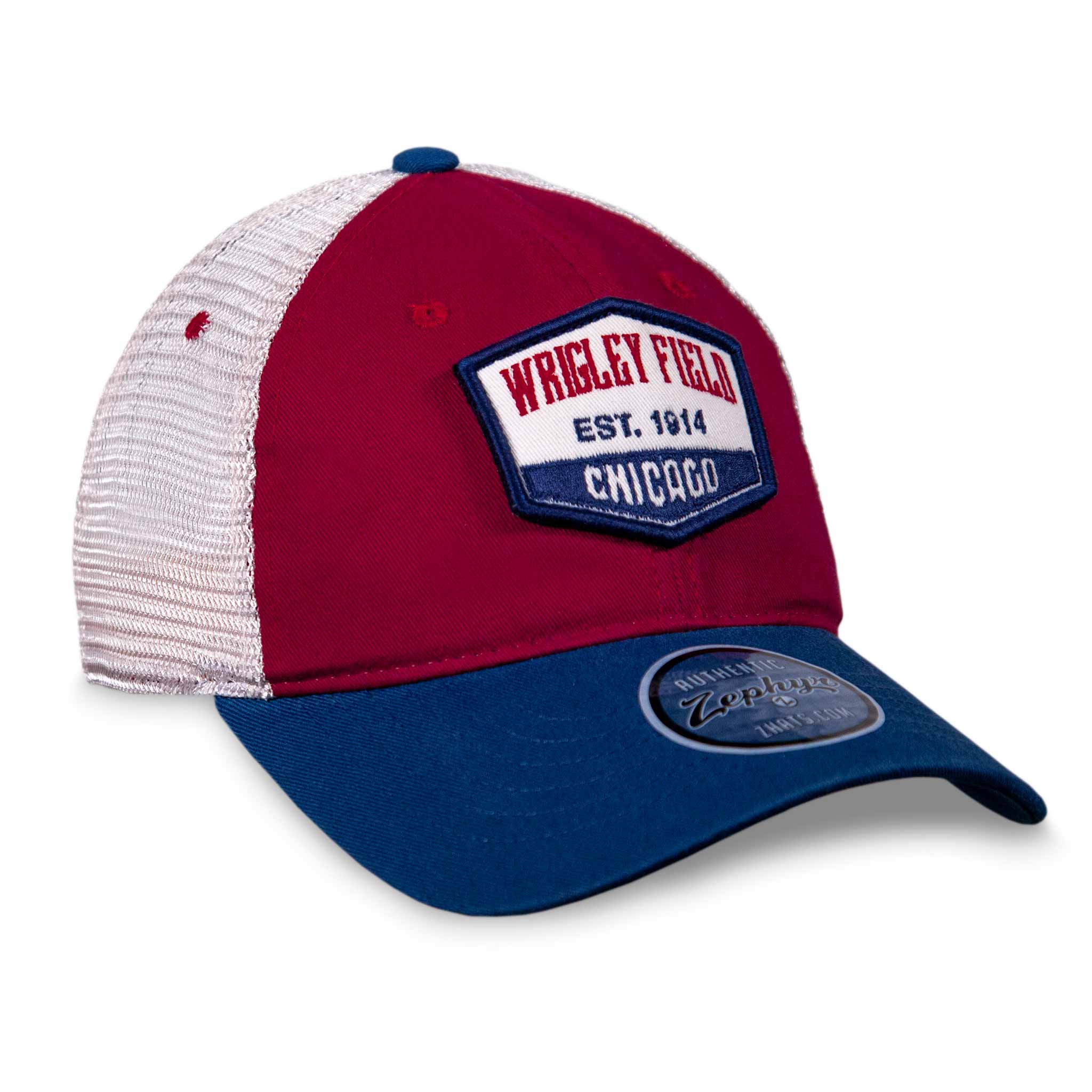 Wrigley Field University Tri-Colored Trucker Cap - Image 3