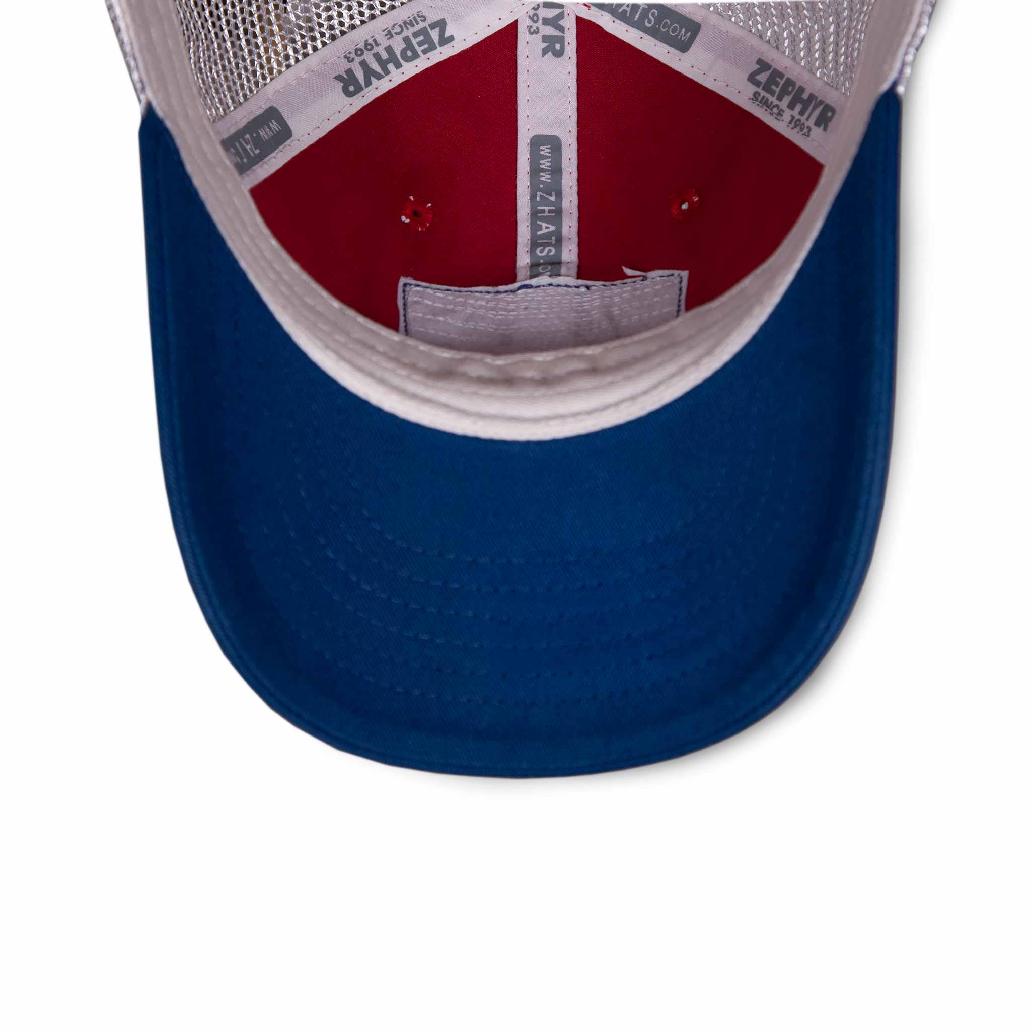 Wrigley Field University Tri-Colored Trucker Cap - Image 4