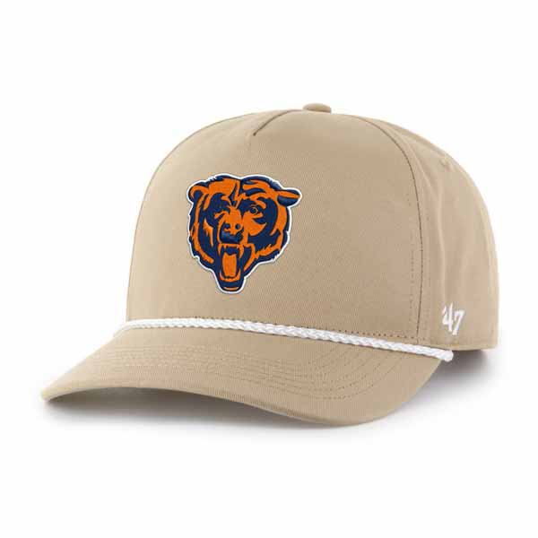 Chicago Bear 47 Brand Khaki Rope Hitch Adjustable Cap