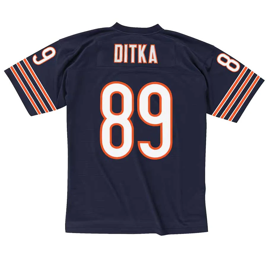 Chicago Bears 1966 Mike Ditka Mitchell & Ness Replica Home Jersey - Image 3