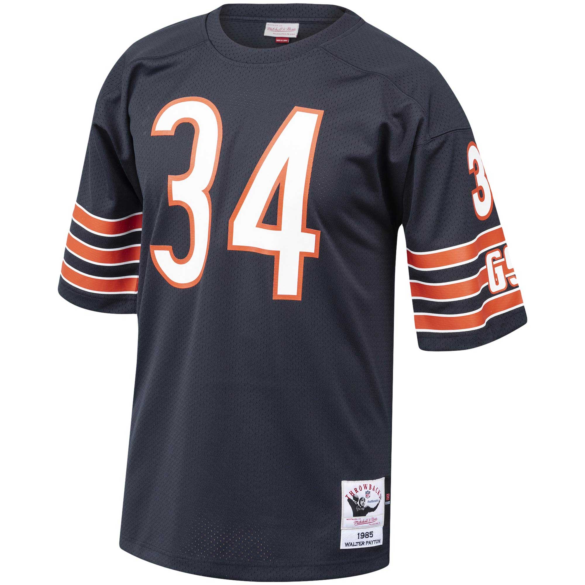 Chicago Bears 1985 Walter Payton Mitchell & Ness Authentic Home Jersey - Image 2