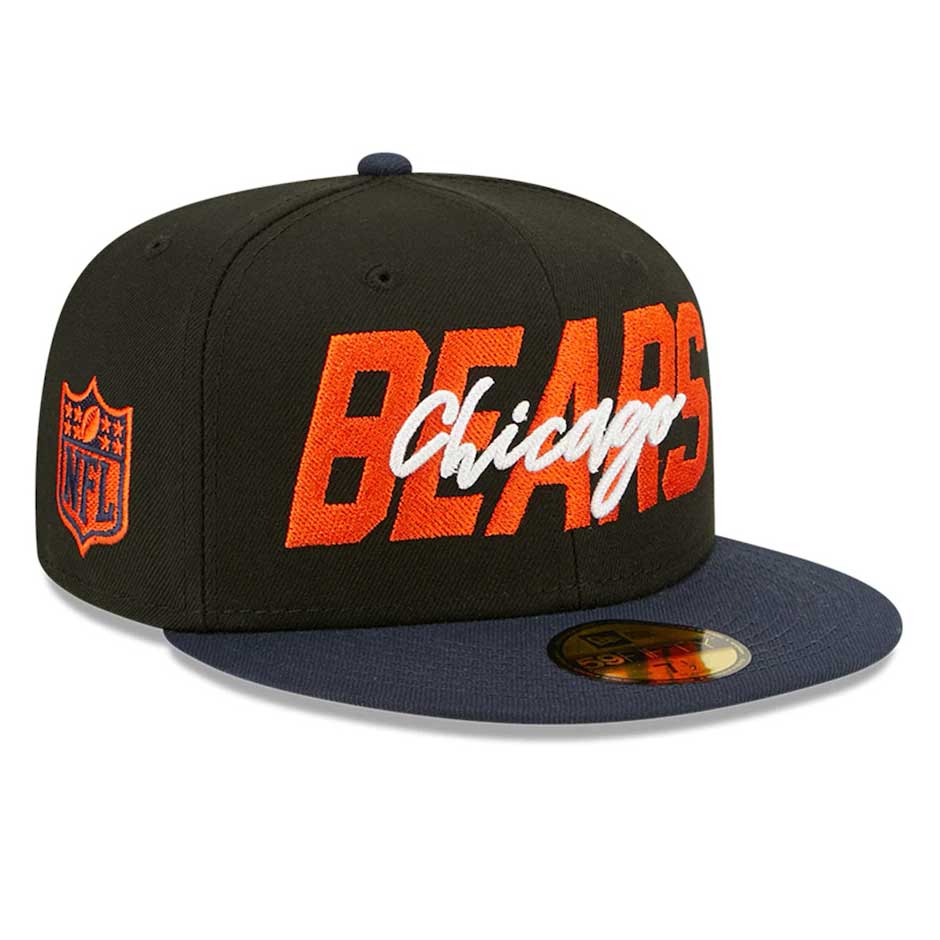 Chicago Bears 2022 NFL Draft Day 59FIFTY Fitted Cap - Image 2