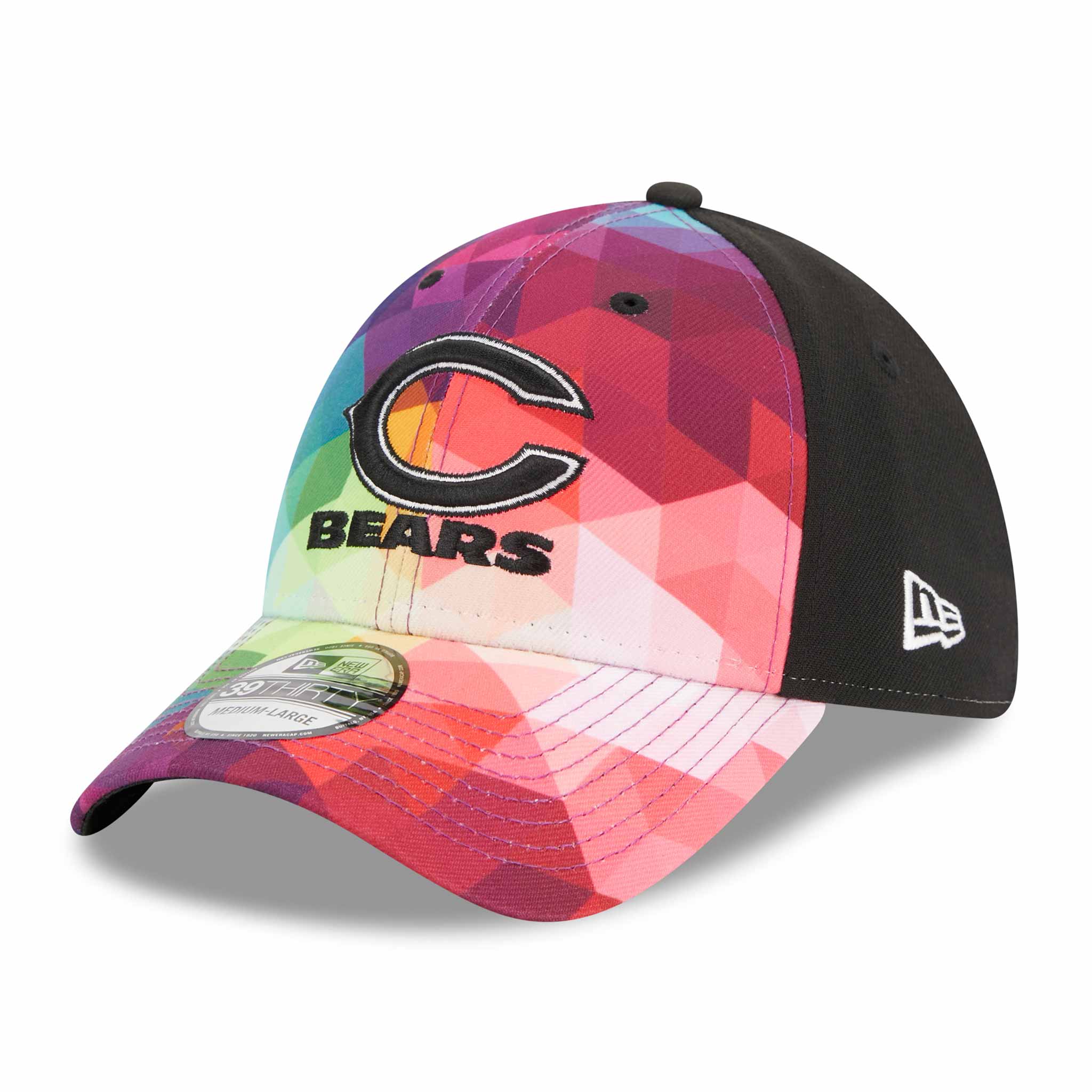 Chicago Bears 2023 Crucial Catch 39THIRTY Flex Fit Cap - Image 4