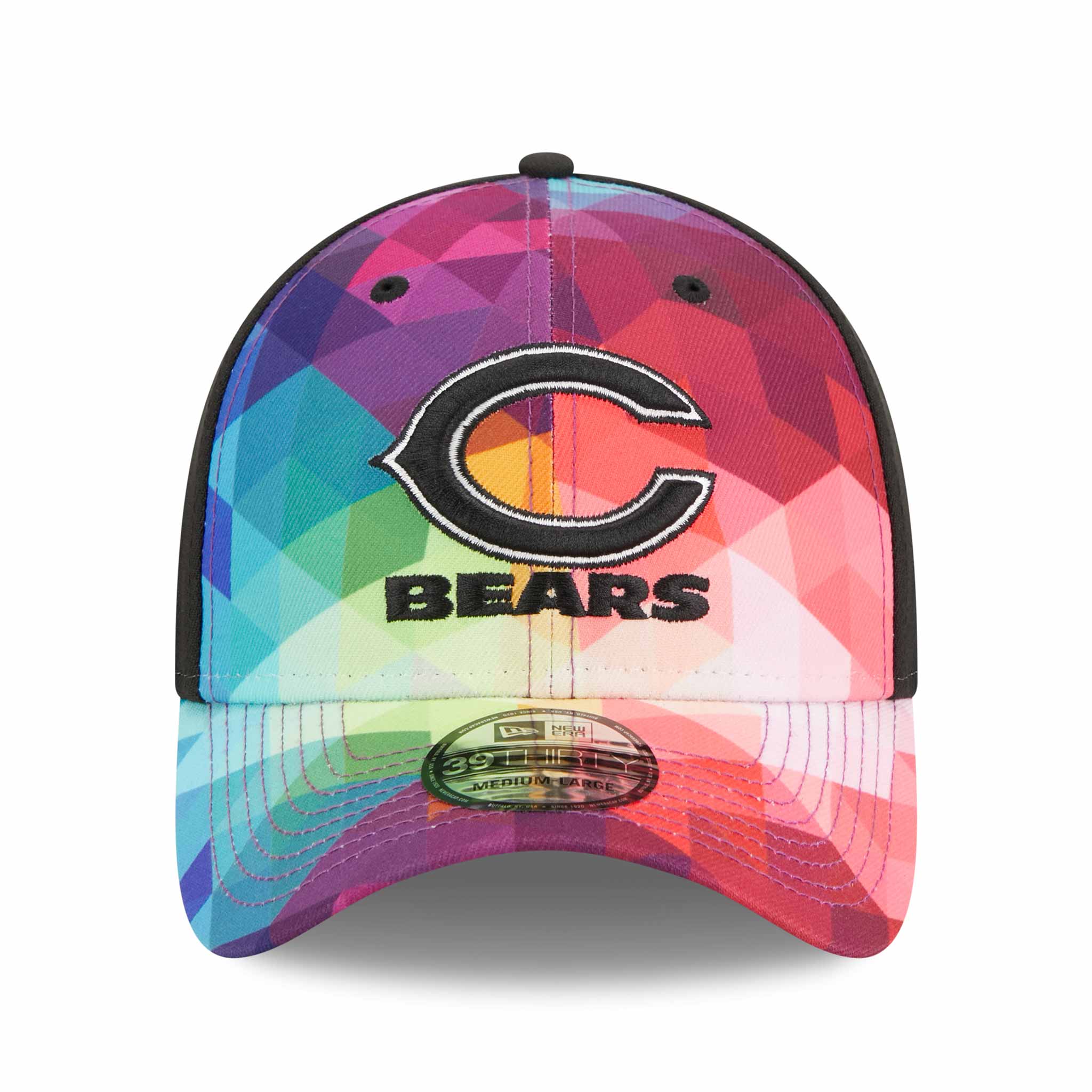 Chicago Bears 2023 Crucial Catch 39THIRTY Flex Fit Cap - Image 5