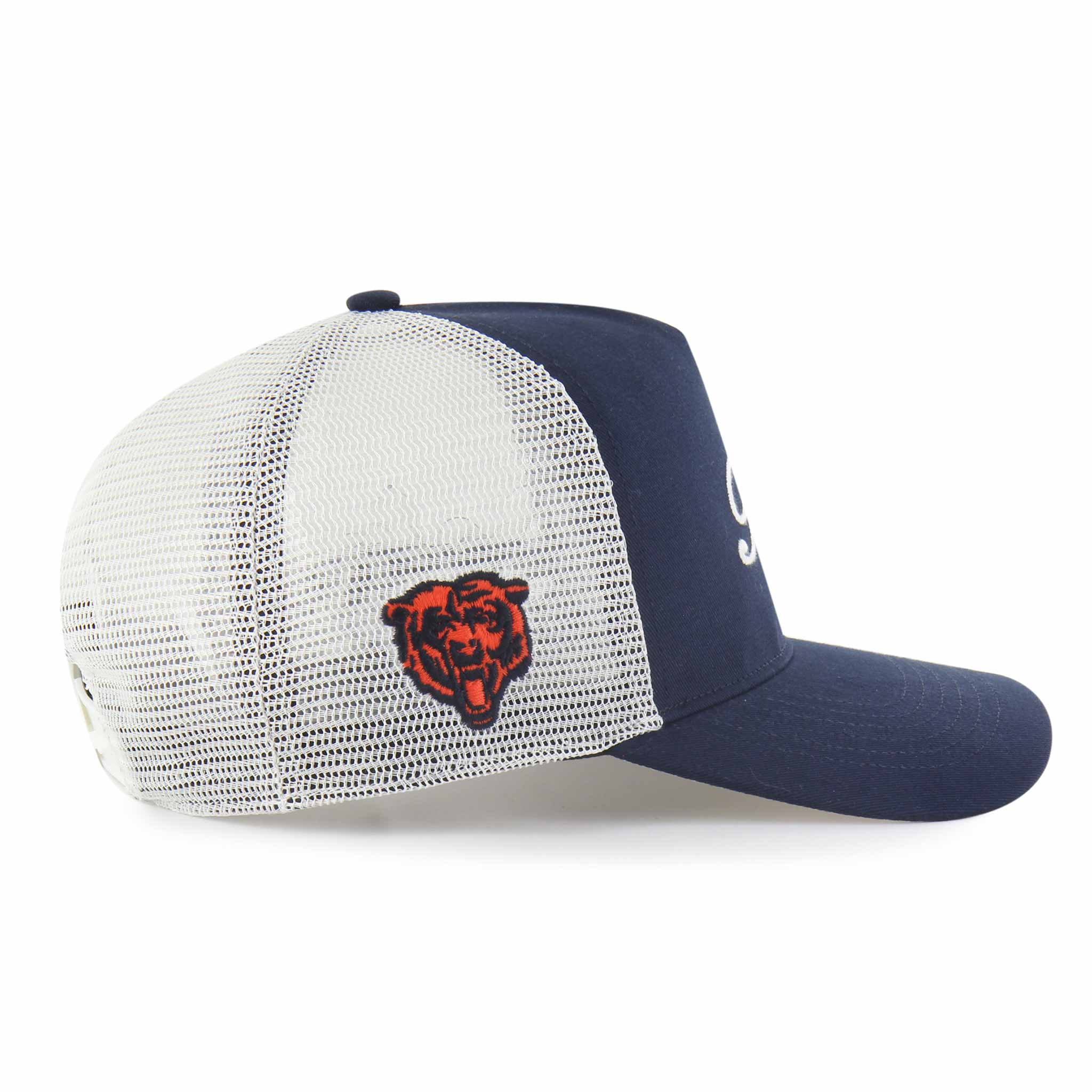 Chicago Bears 47 Brand Navy Foundational Mesh Hitch Adjustable Cap - Image 5