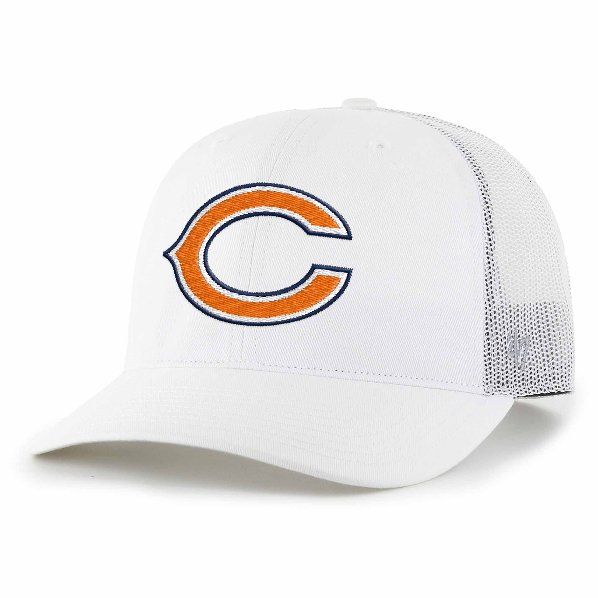 Chicago Bears 47 Brand White Trucker Adjustable Cap