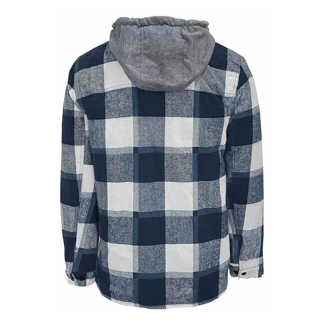 Chicago Bears Big Joe Sherpa Full-Zip Hooded Flannel Jacket - Image 3