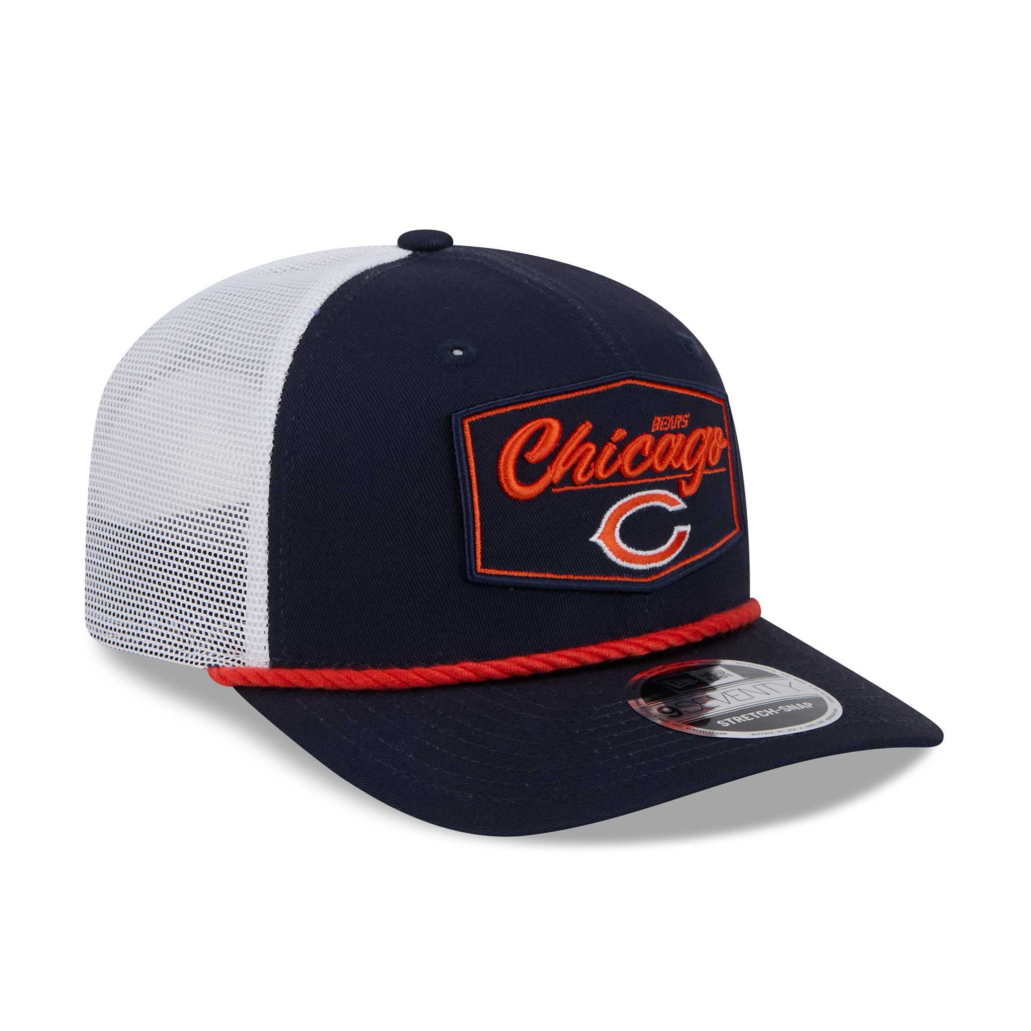 Chicago Bears C Rope 9SEVENTY Stretch Snap Adjustable Cap - Image 2