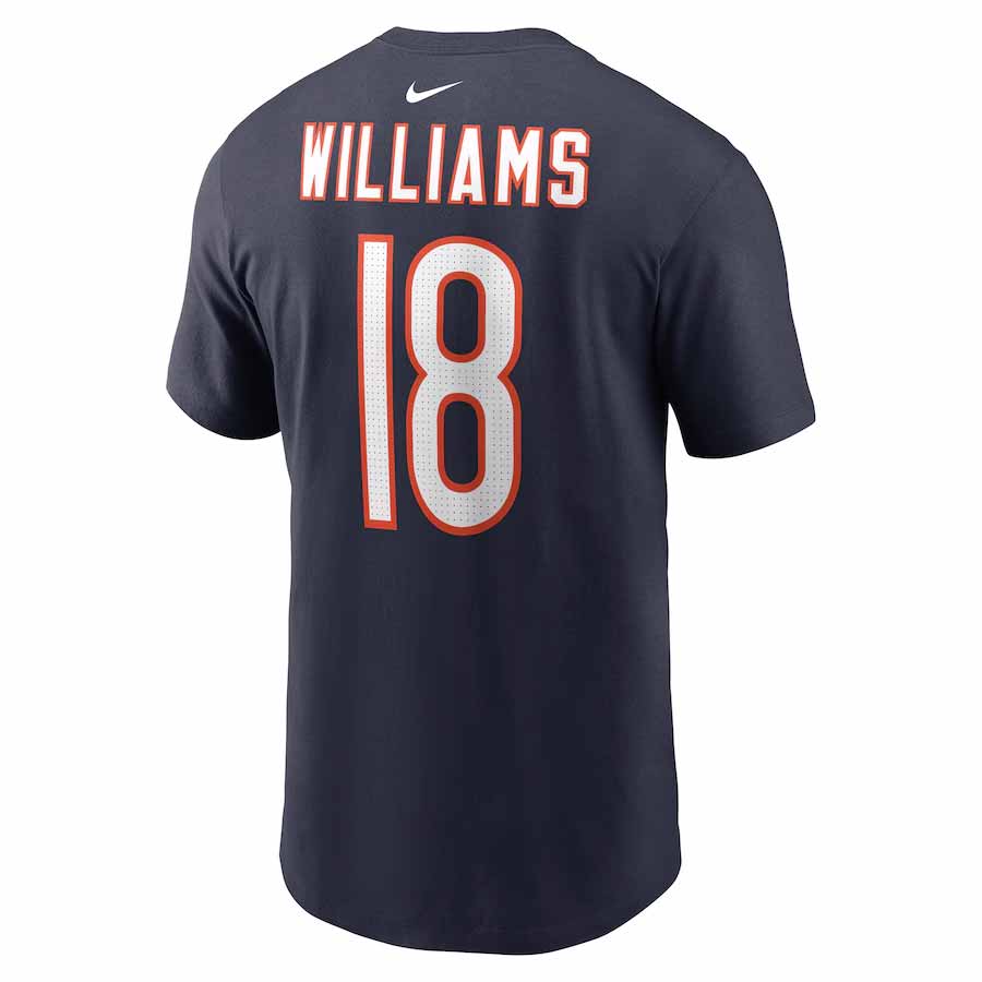 Chicago Bears Caleb Williams Youth Nike Fuse Name & Number T-Shirt - Image 2
