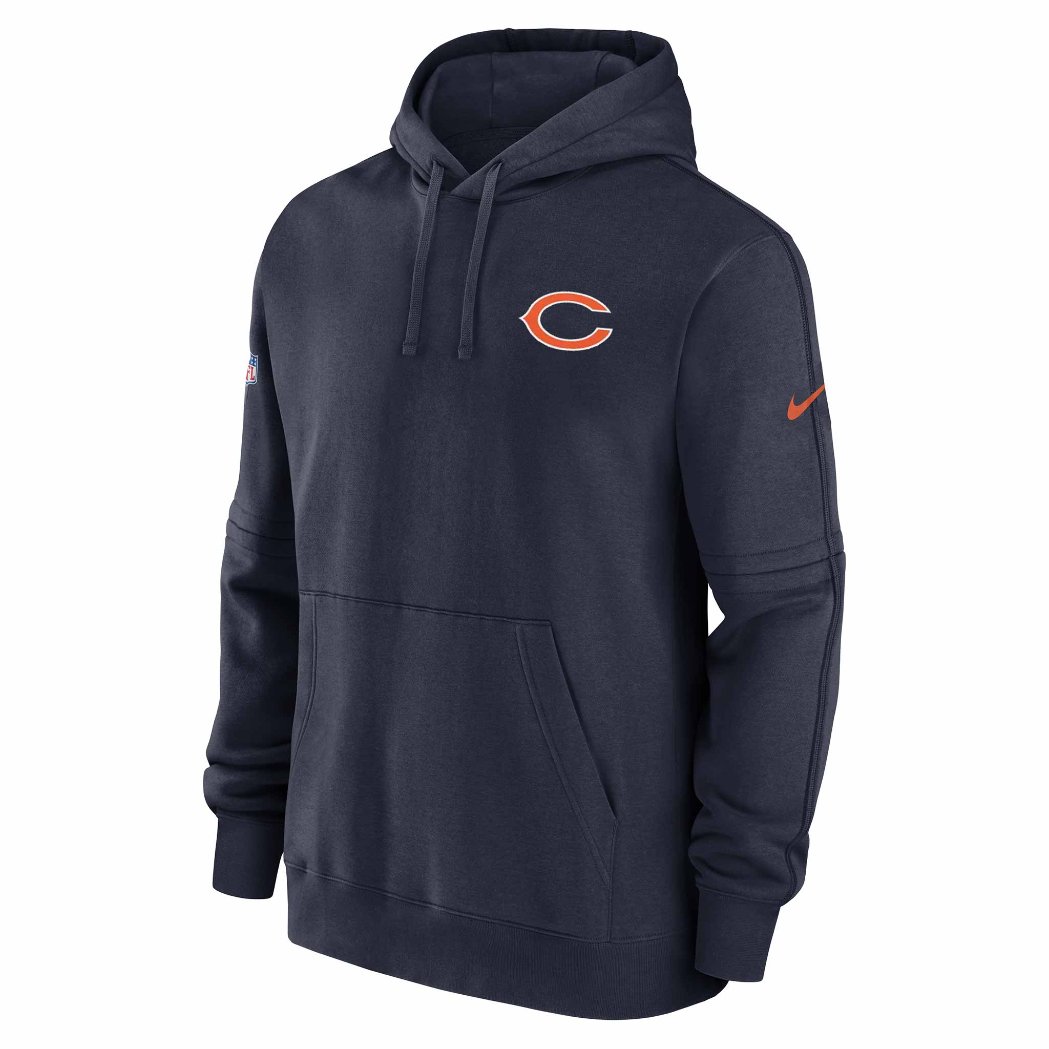 Chicago Bears Club Two Sided Hooded Fleece - Image 2