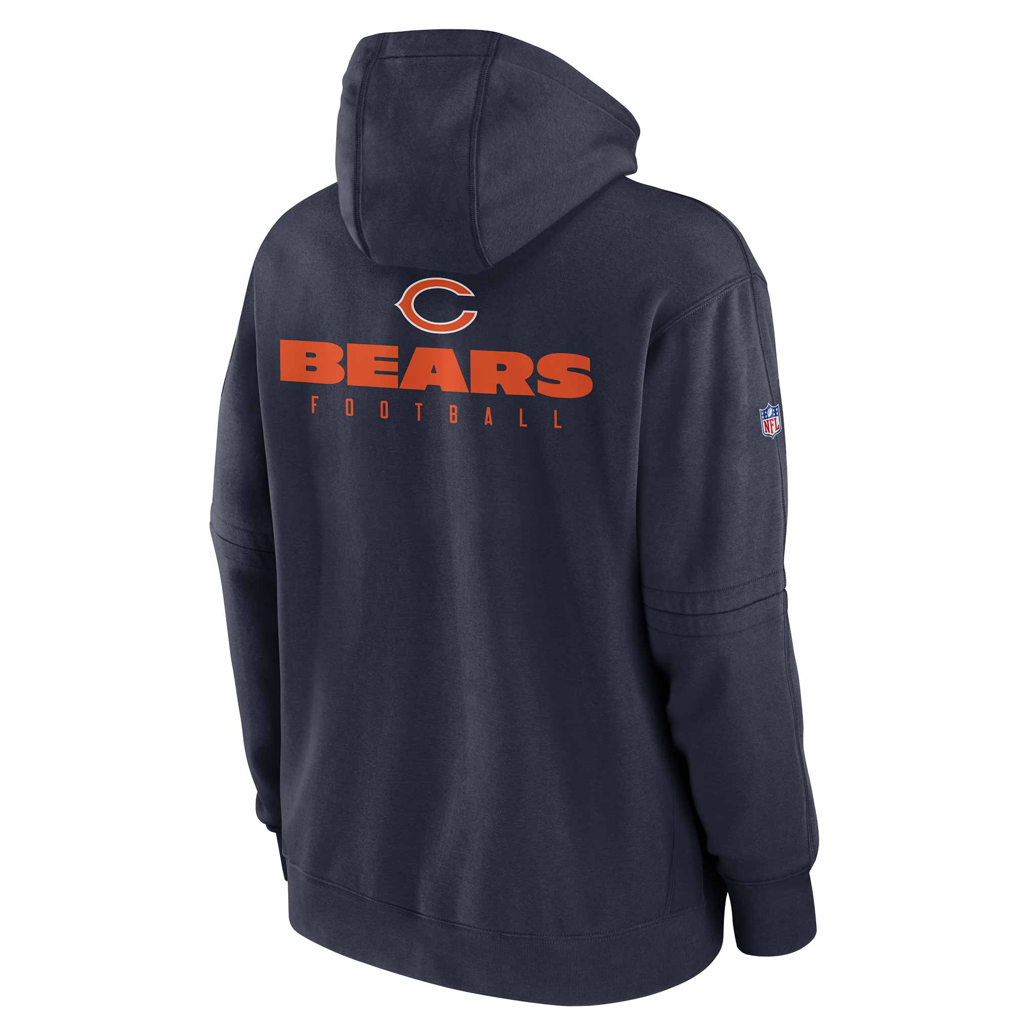 Chicago Bears Club Two Sided Hooded Fleece - Image 3