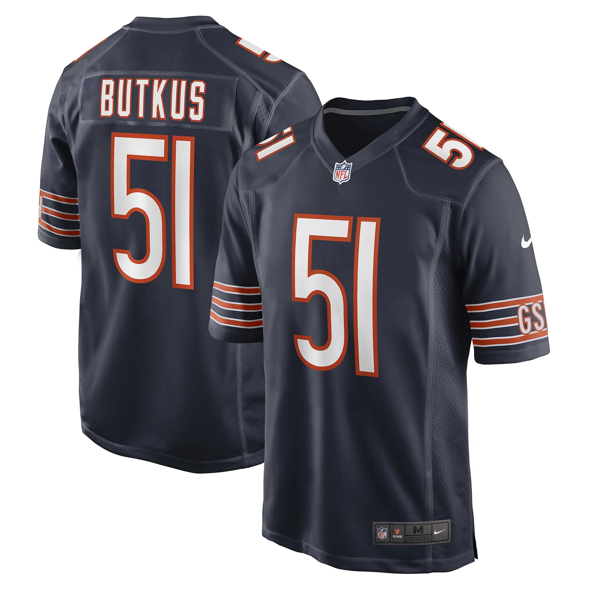 Chicago Bears Dick Butkus Nike Home Game Replica Jersey