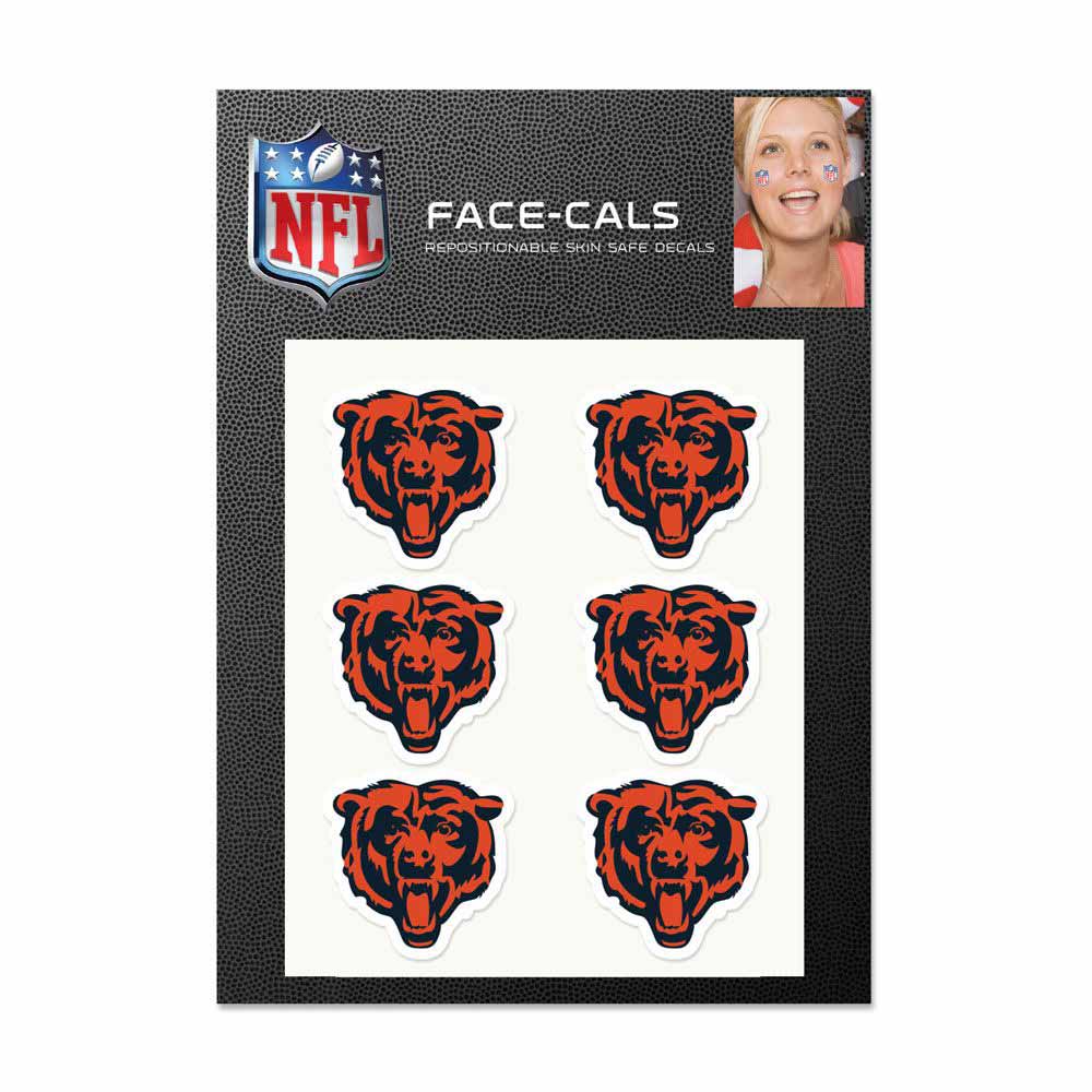 Chicago Bears Face Decals