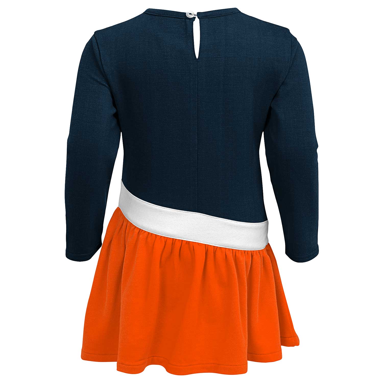 Chicago Bears Girls Heart 2 Heart Jersey Tunic L/S Shirt - Image 3
