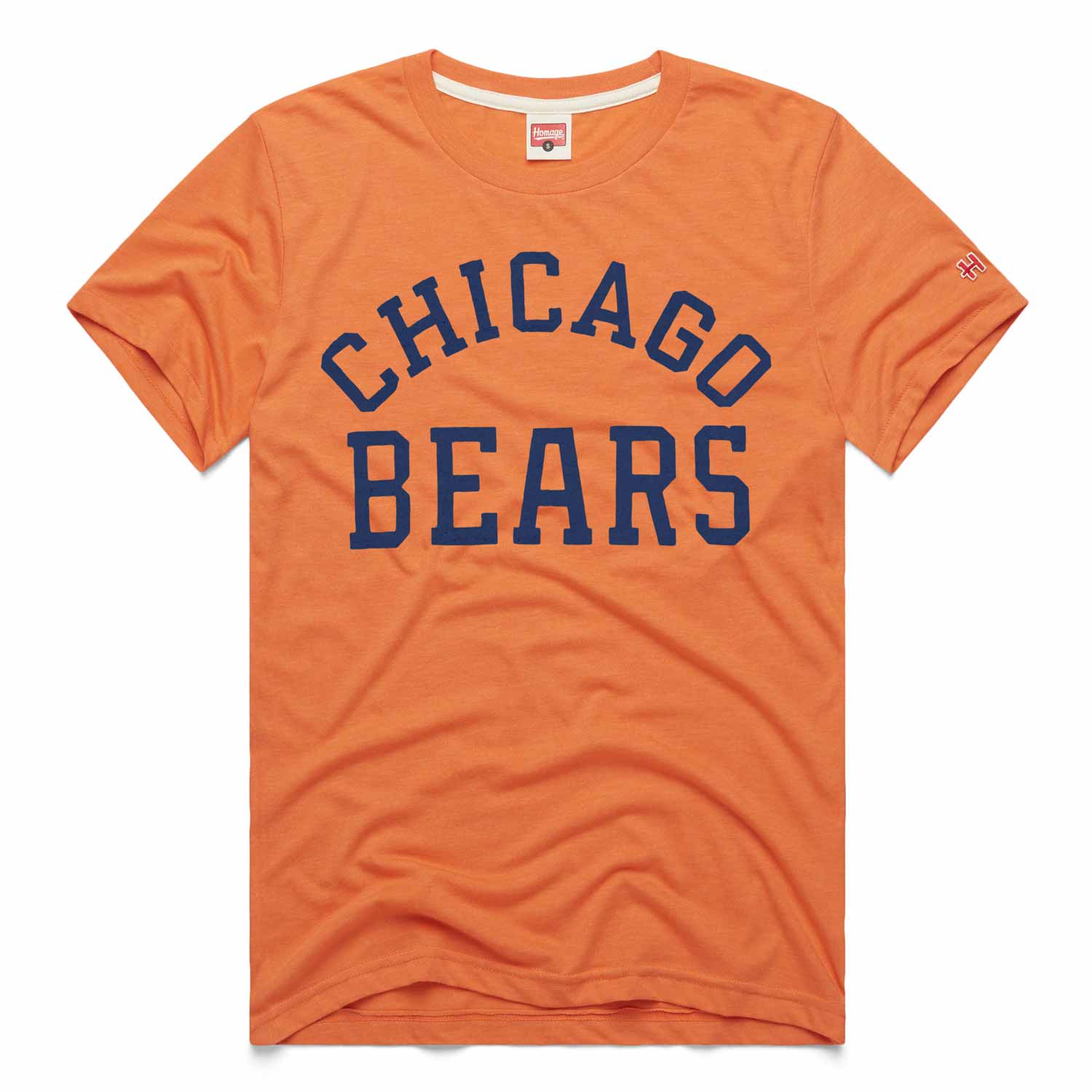Chicago Bears Homage Orange Classic Short Sleeve T-Shirt