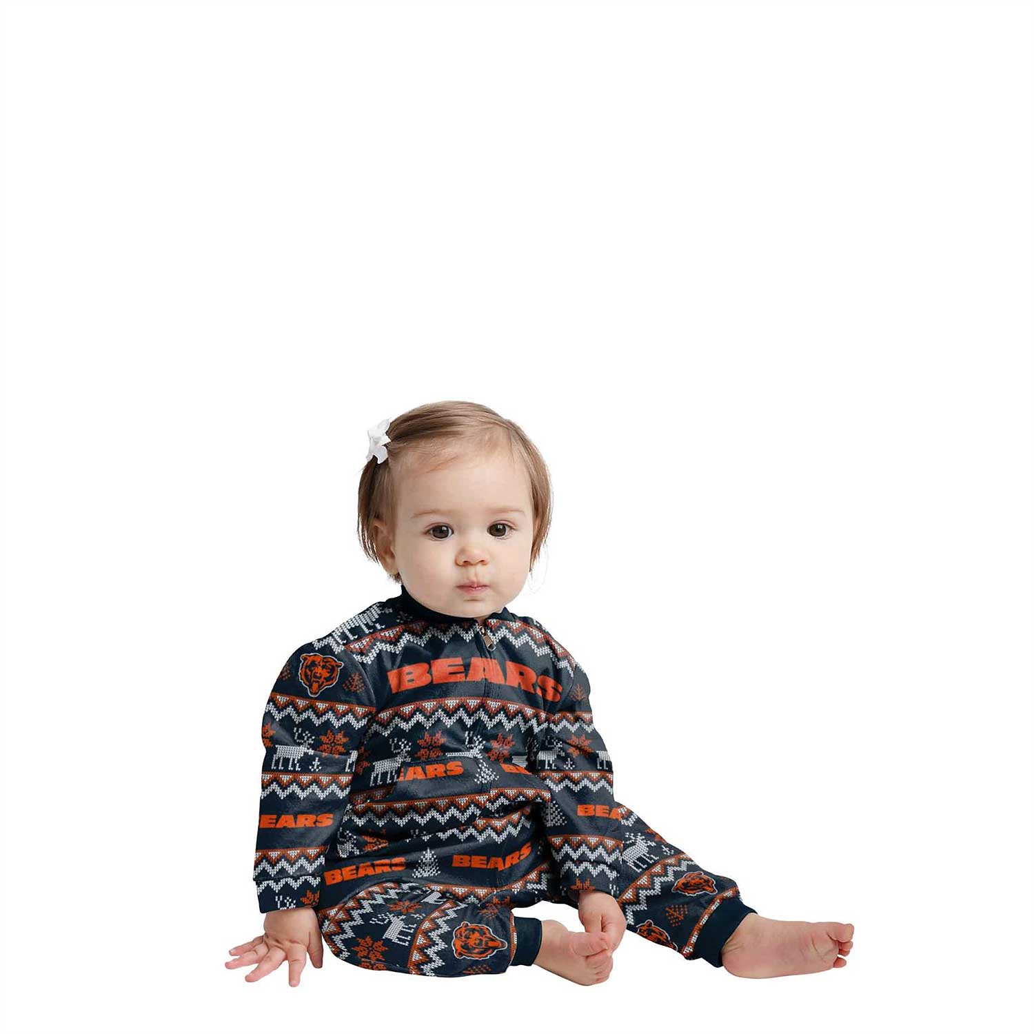 Chicago Bears Infant Ugly Sweater Coverall