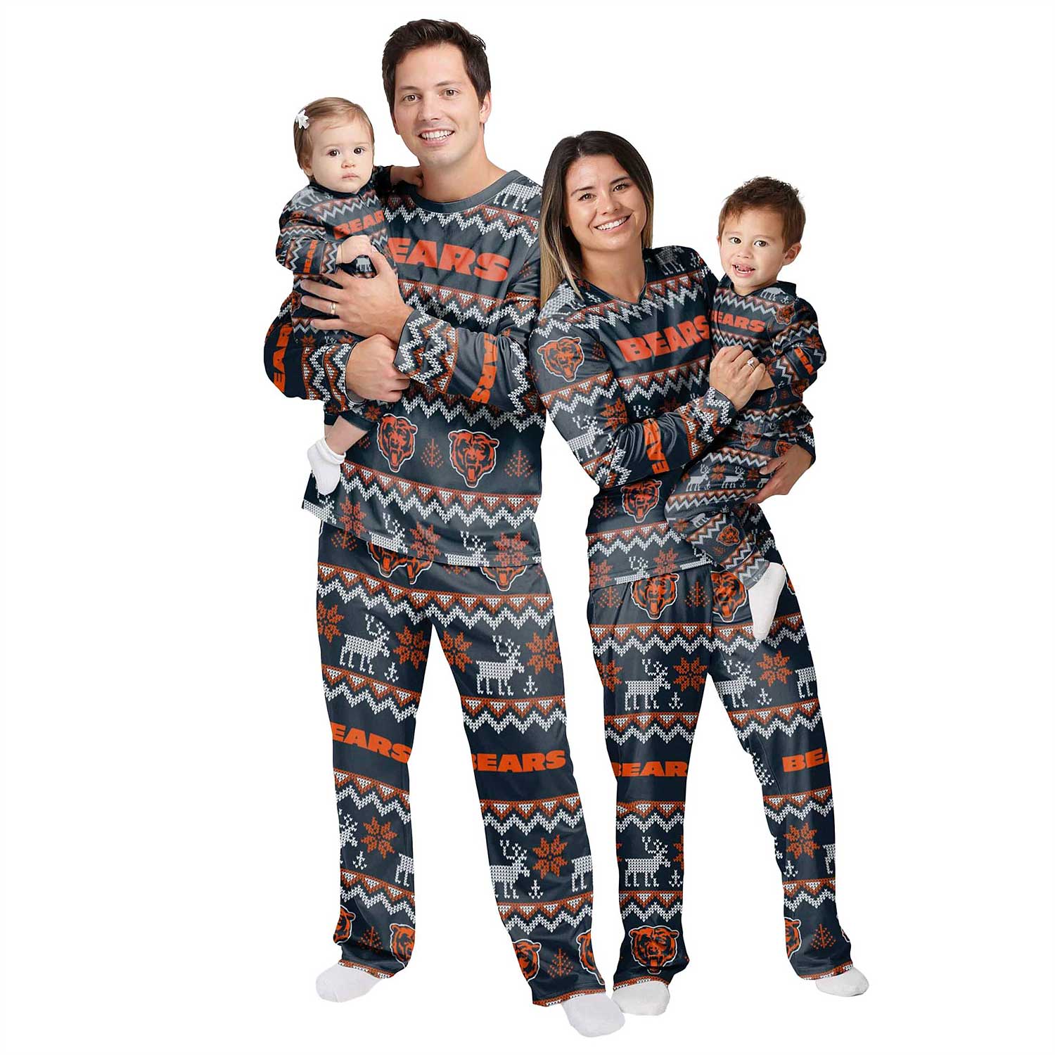 Chicago Bears Infant Ugly Sweater Coverall - Image 3