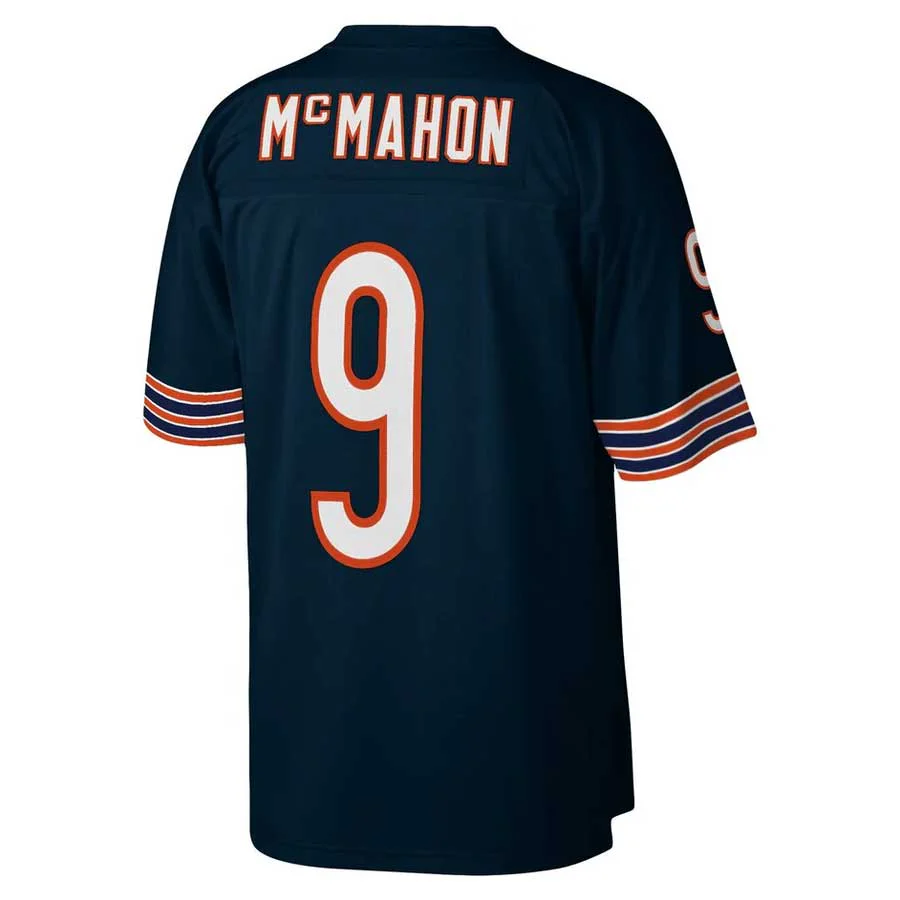 Chicago Bears Jim McMahon 1985 Mitchell & Ness Replica Home Jersey - Image 3