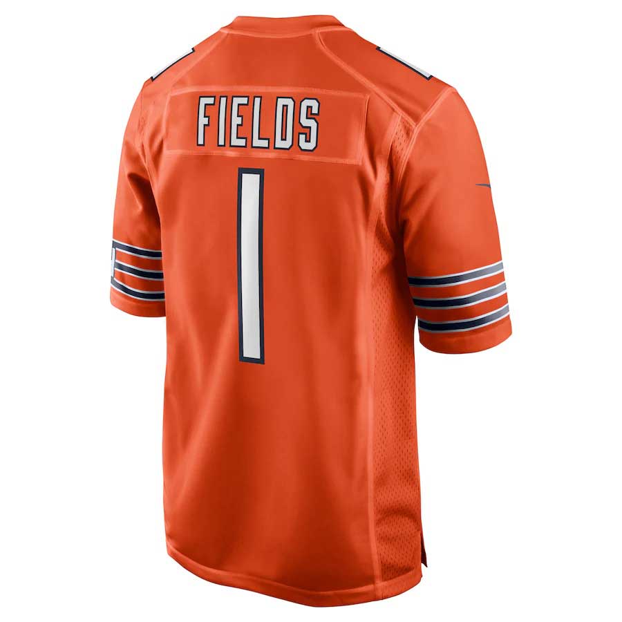 Chicago Bears Justin Fields Alternate Game Replica Jersey - Image 3