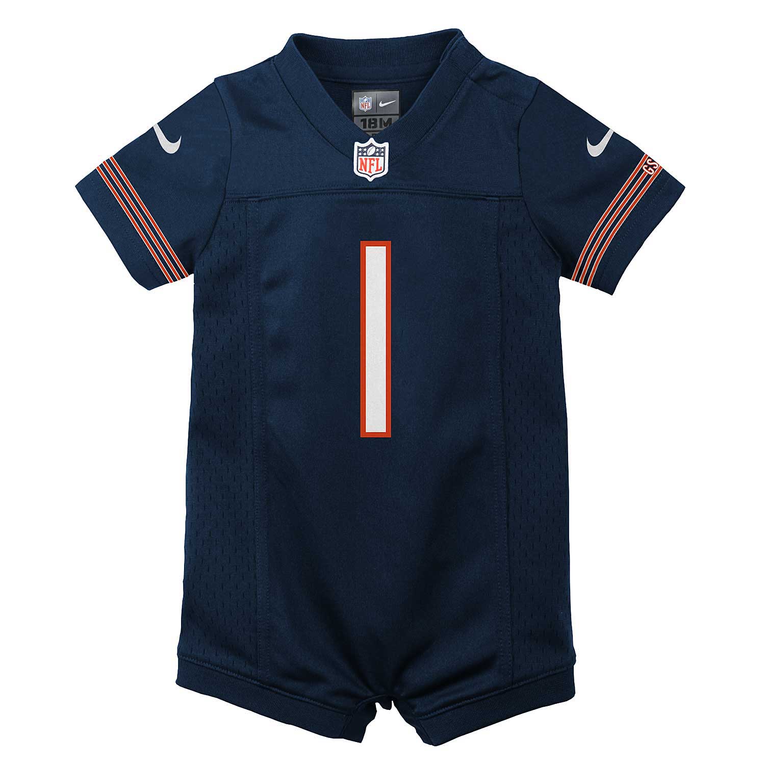 Chicago Bears Justin Fields Infant Jersey Romper - Image 2
