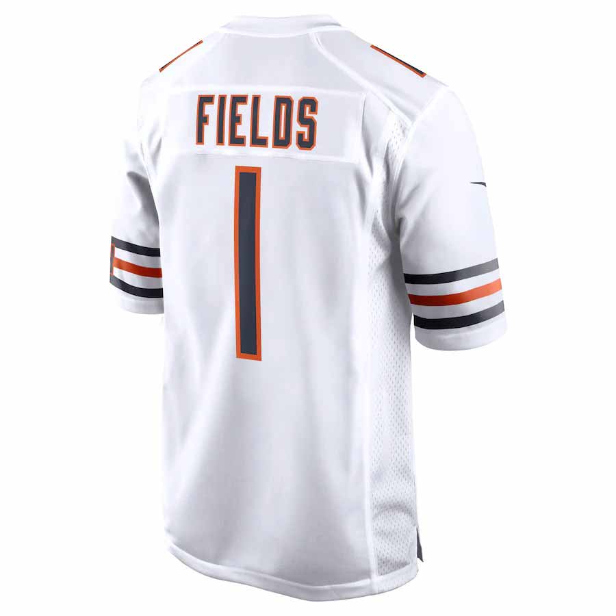 Chicago Bears Justin Fields Road Game Replica Jersey - Image 3