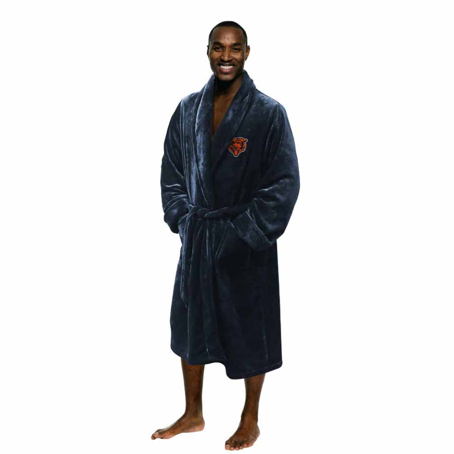 Chicago Bears Men's Silk Touch Bathrobe - Image 2