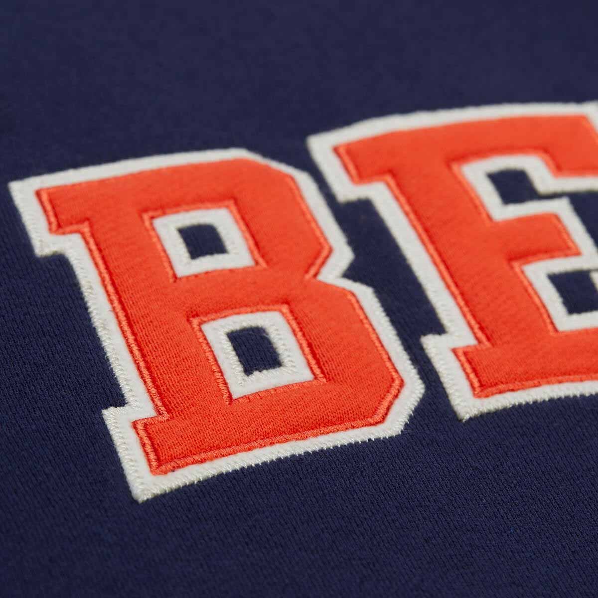 Chicago Bears Mitchell & Ness Courtside Fleece Button Front Hooded Jacket - Image 3