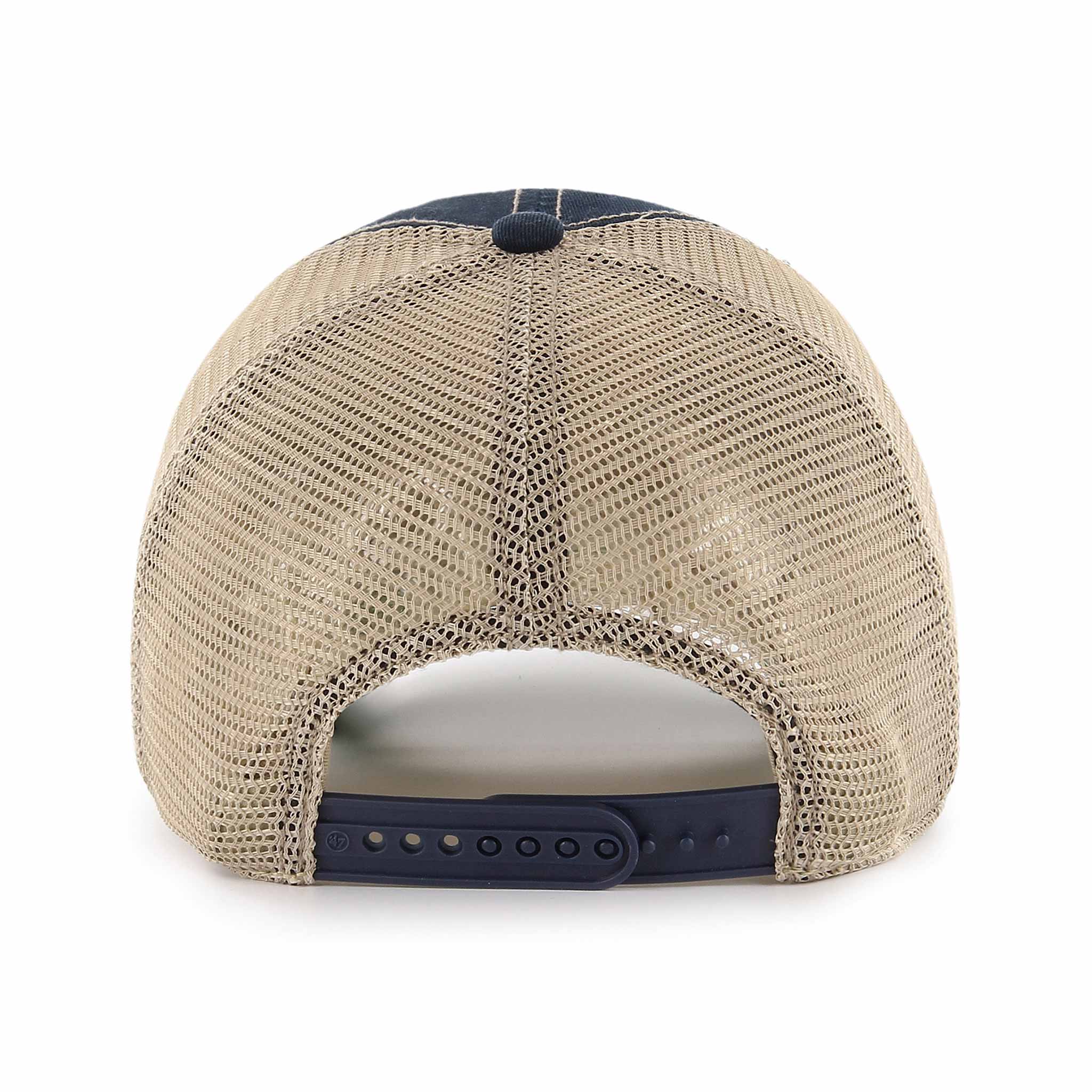 Chicago Bears Navy Trawler Icon Clean Up Trucker Cap - Image 2