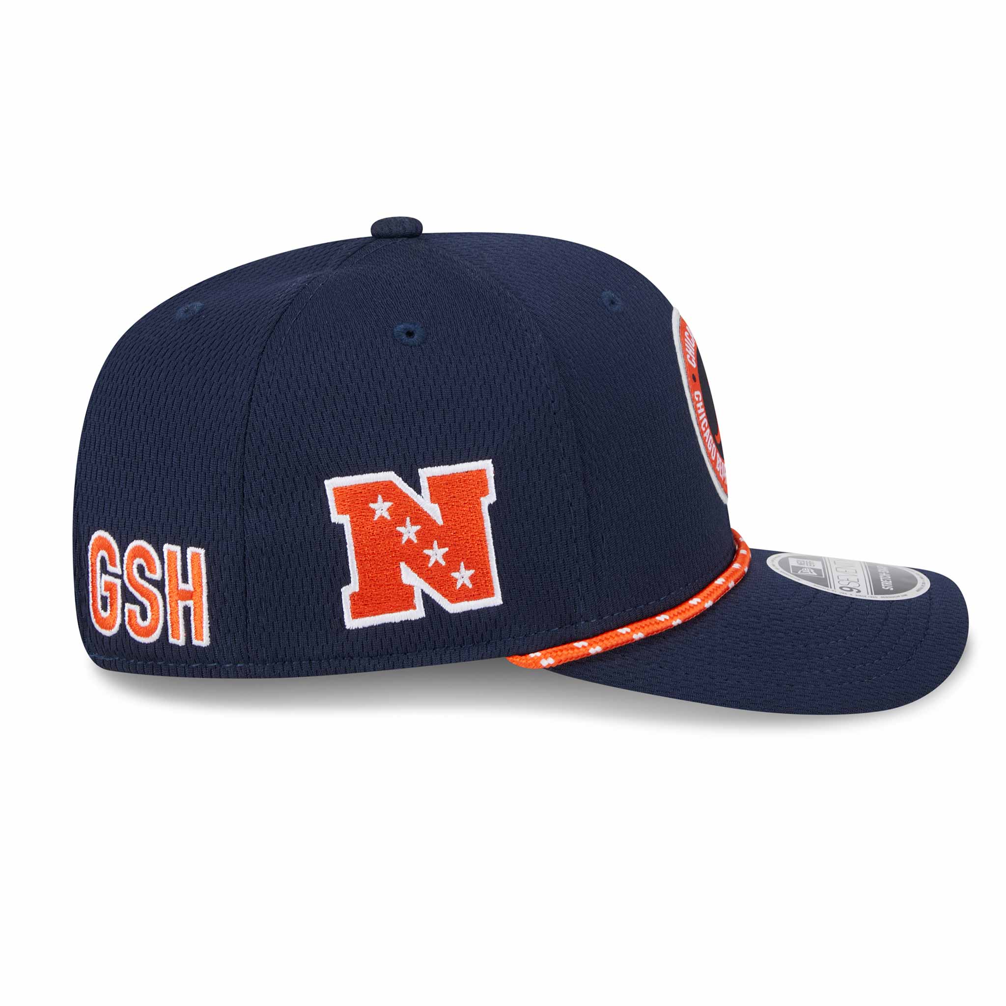 Chicago Bears New Era 2024 Sideline B 9SEVENTY Stretch Snap Cap - Image 6