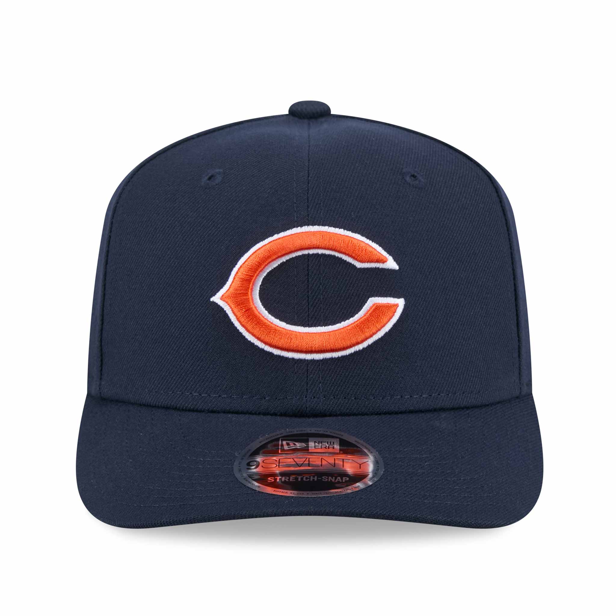 Chicago Bears New Era 9SEVENTY Navy C Stretch Snap Adjustable Cap - Image 4