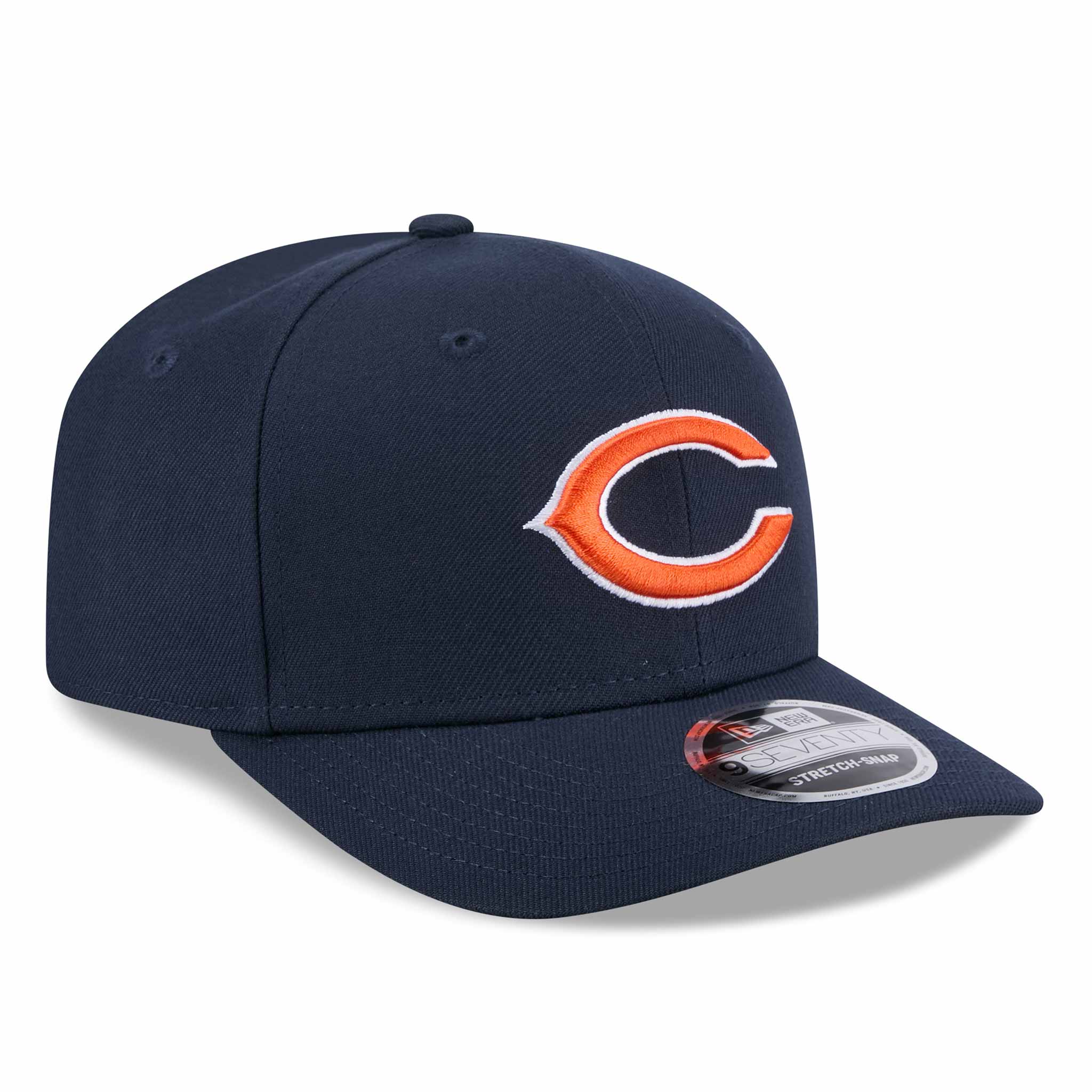 Chicago Bears New Era 9SEVENTY Navy C Stretch Snap Adjustable Cap - Image 5