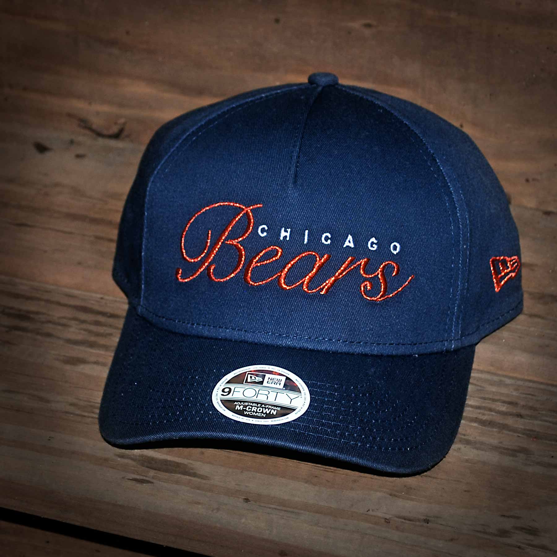 Chicago Bears New Era Metallic 9FORTY A Frame Adjustable Cap - Image 2