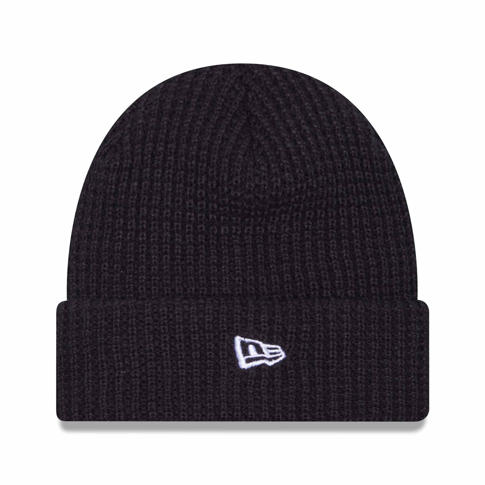 Chicago Bears New Era Navy Bear Face Waffle Knit Cap - Image 3