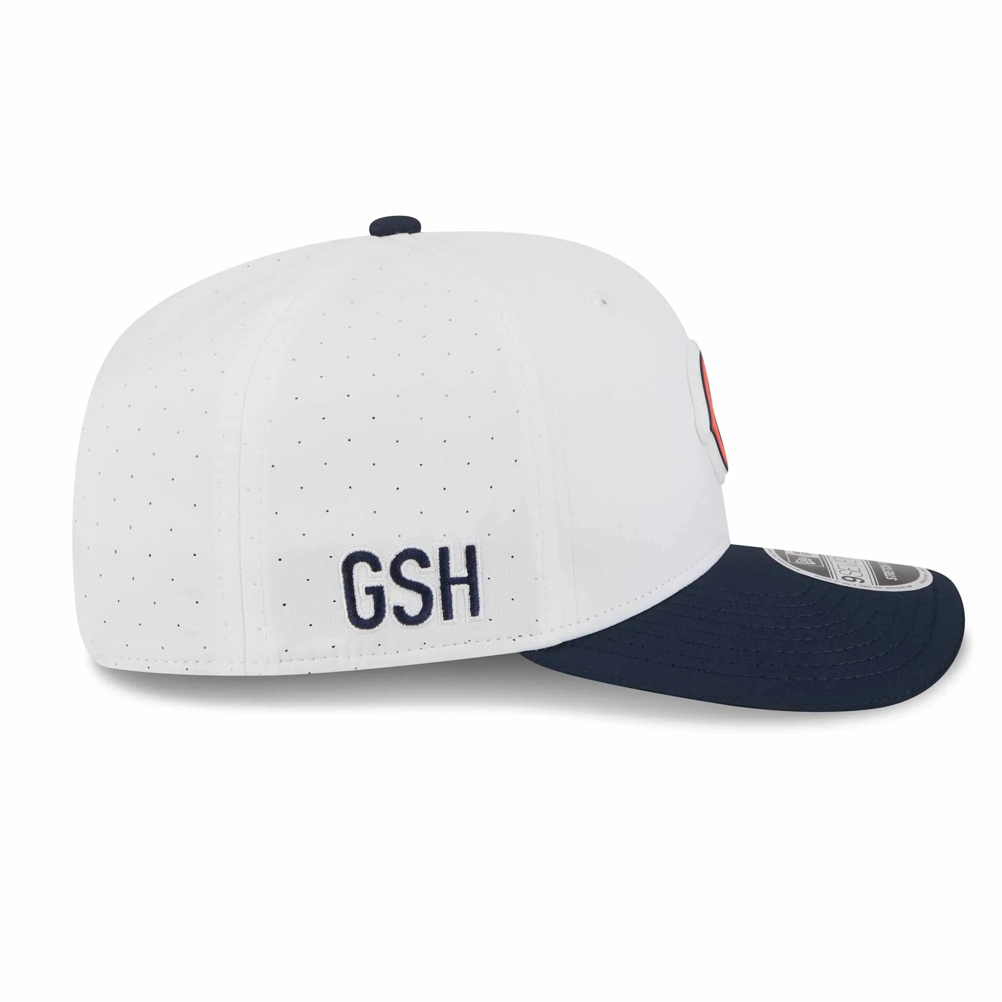 Chicago Bears New Era Training Camp White C 9SEVENTY Stretch Snap Adjustable Cap - Image 6