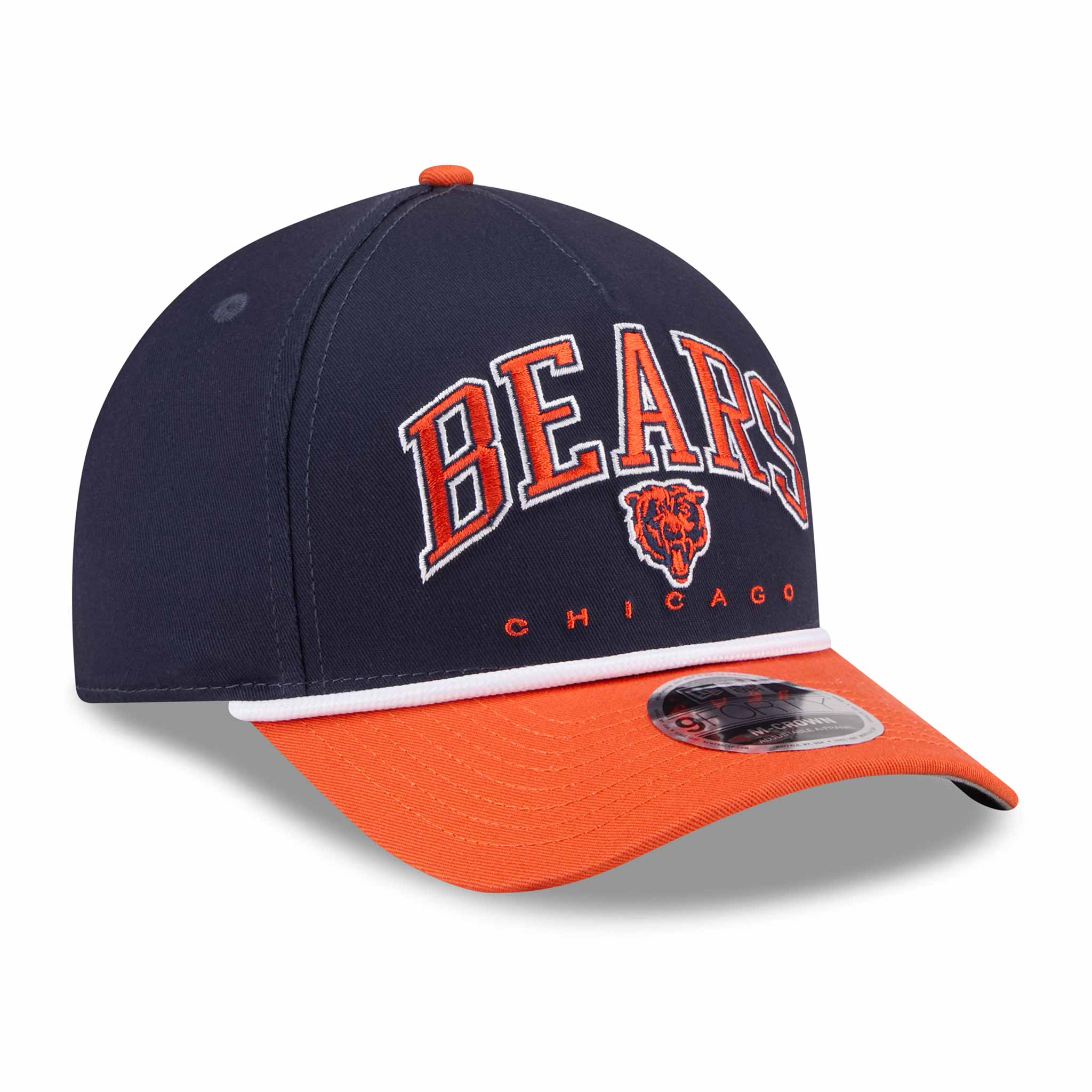 Chicago Bears New Era Two Tone Arch 9FORTY A Frame Adjustable Cap - Image 5