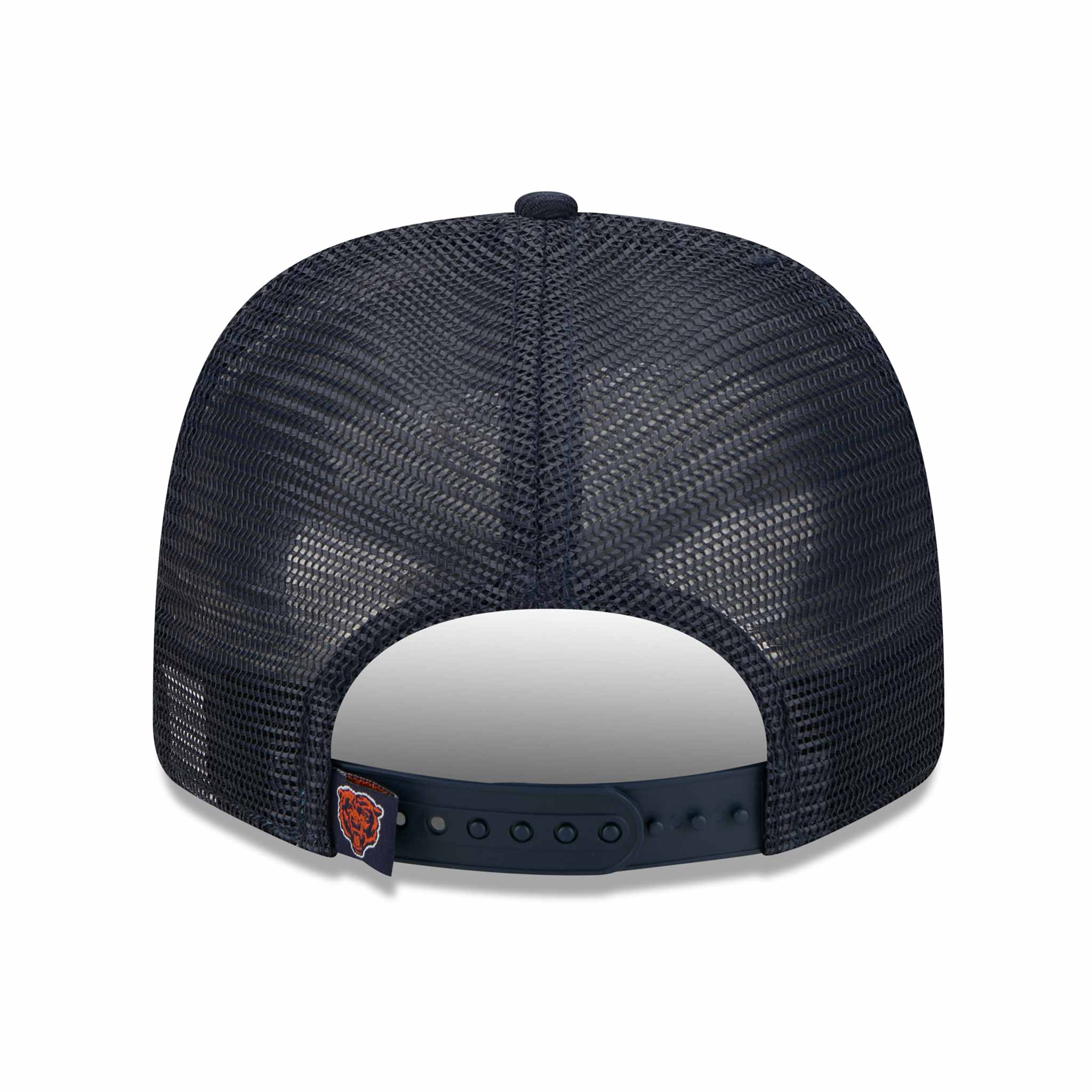 Chicago Bears New Era Navy Diamond 9SEVENTY Stretch Snap Rope Mesh Adjustable Cap - Image 2