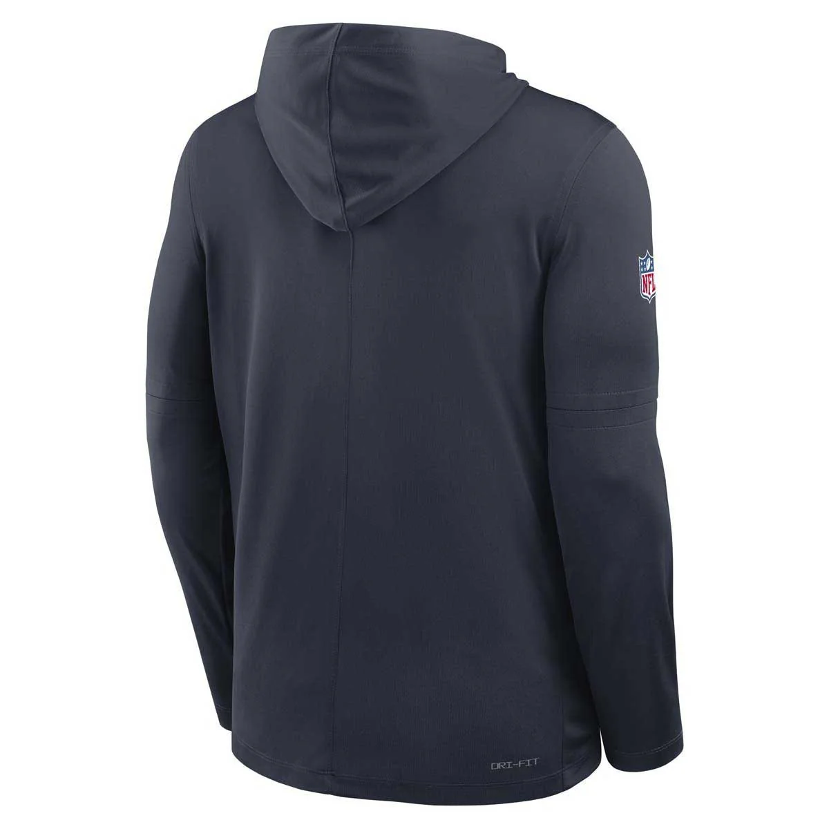 Chicago Bears Nike Lightweight Navy Sideline Hooded Top - Image 2