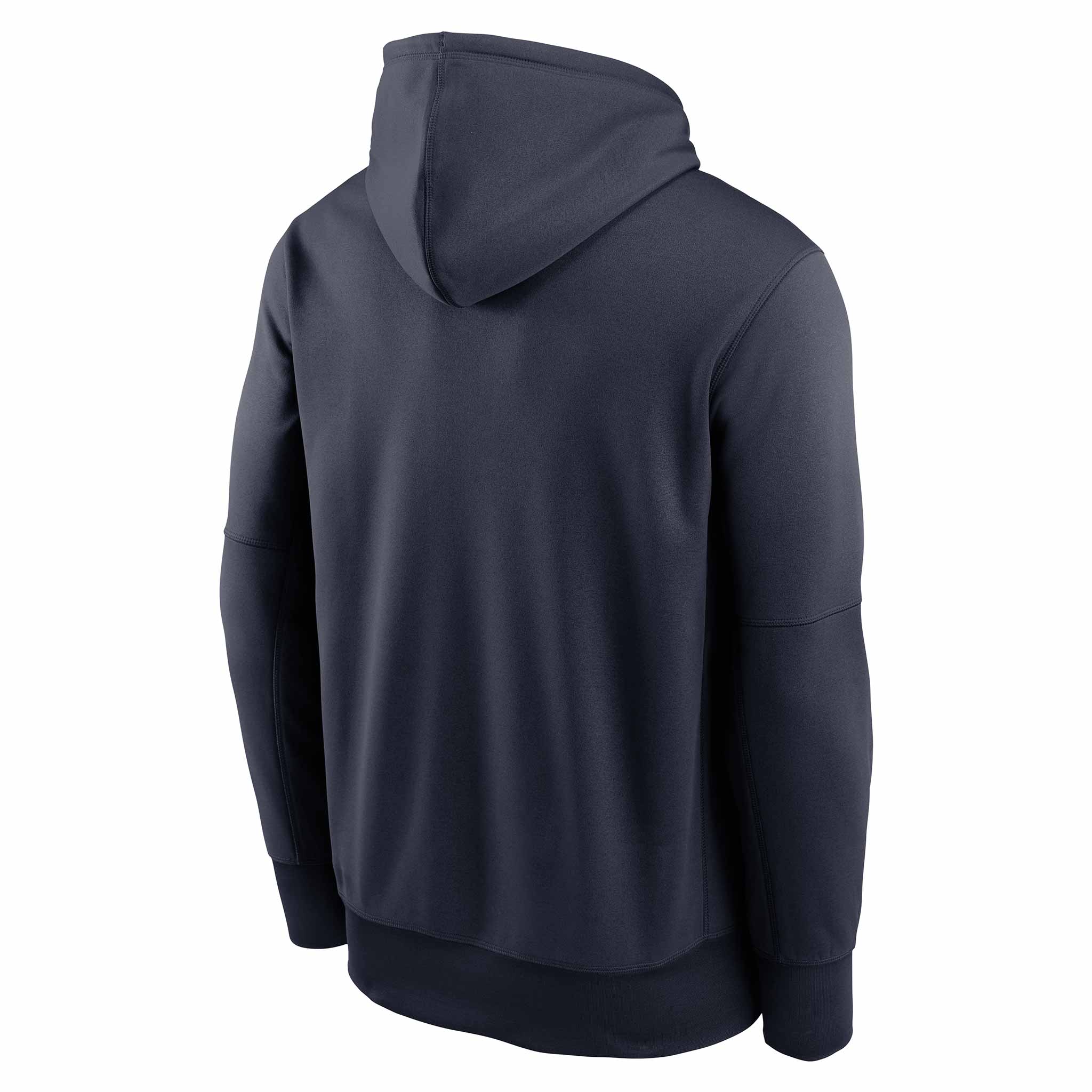 Chicago Bears Nike Navy Therma Hooded Sweatshirt - Image 2