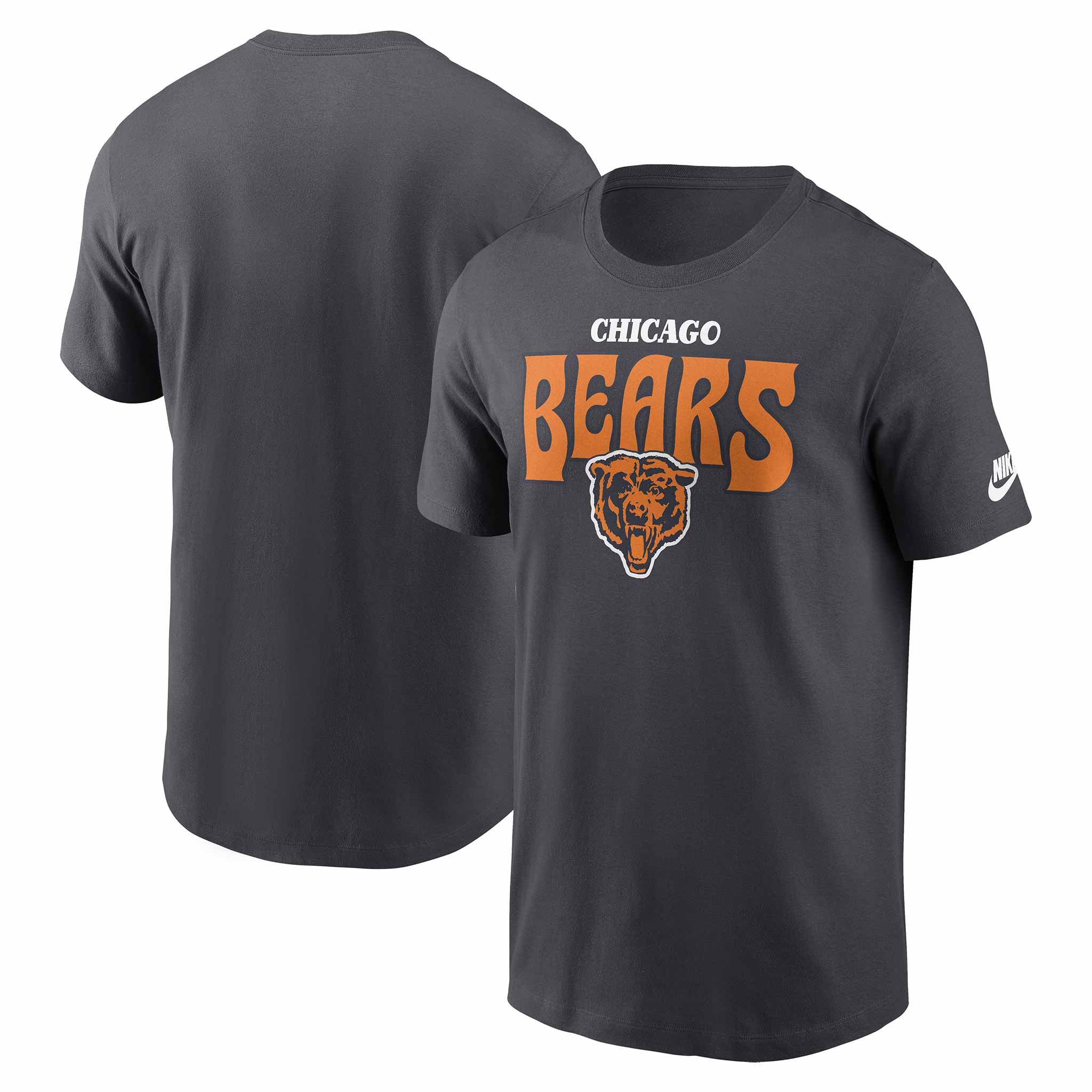 Chicago Bears Nike Stack Essential T Shirt - Image 3