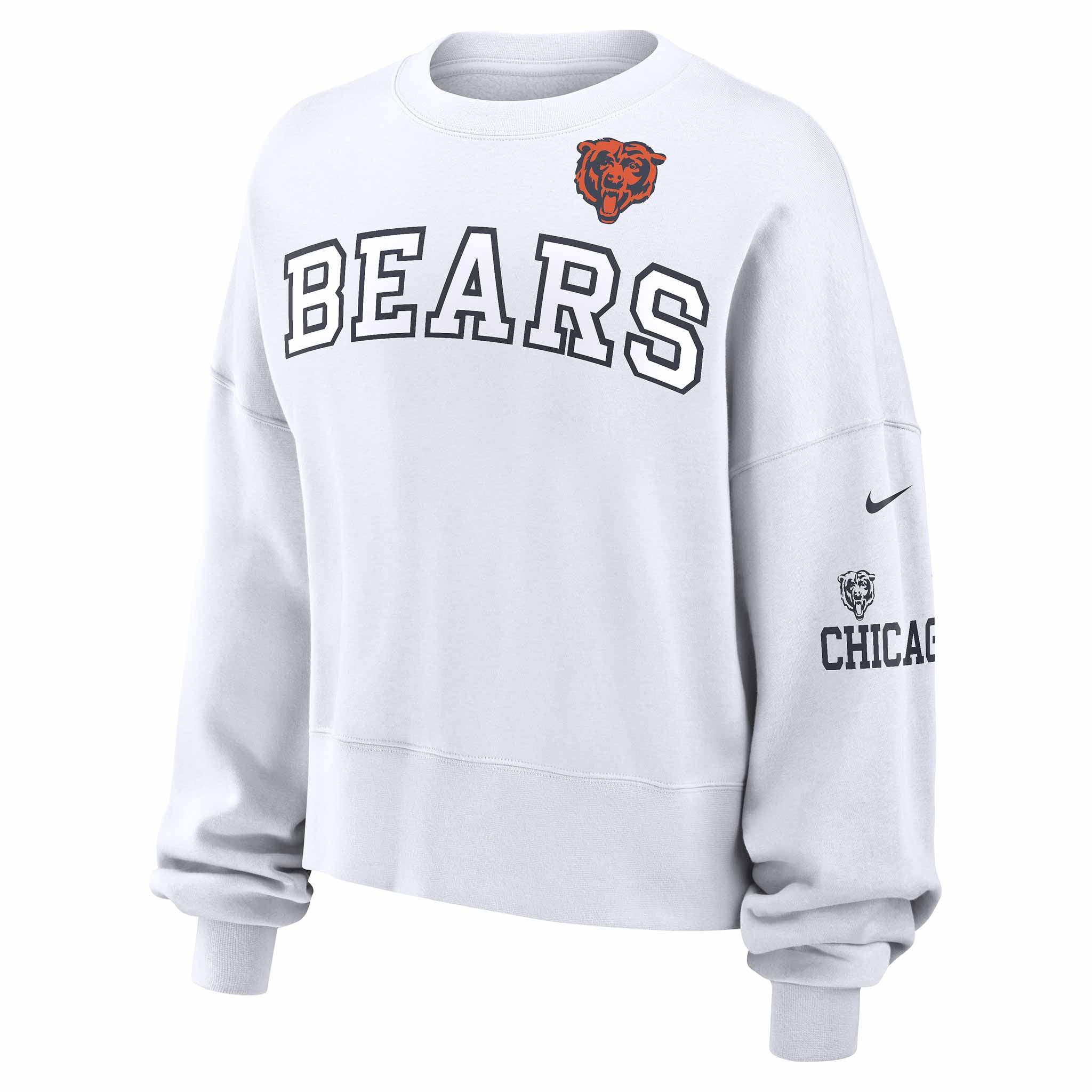 Chicago Bears Nike Women's Oversized Crewneck Sweatshirt