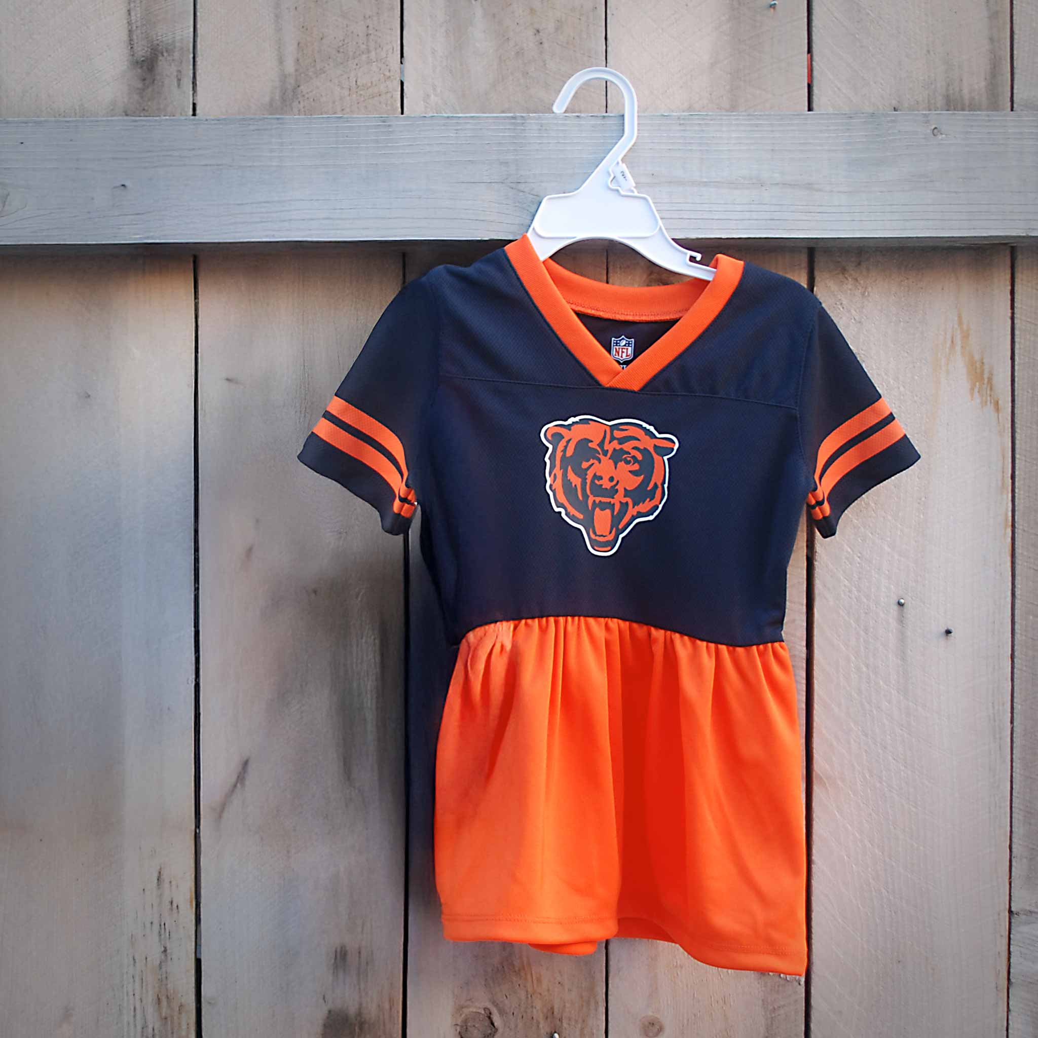 Chicago Bears Toddler Girls Stadium Lights Dress - Image 4