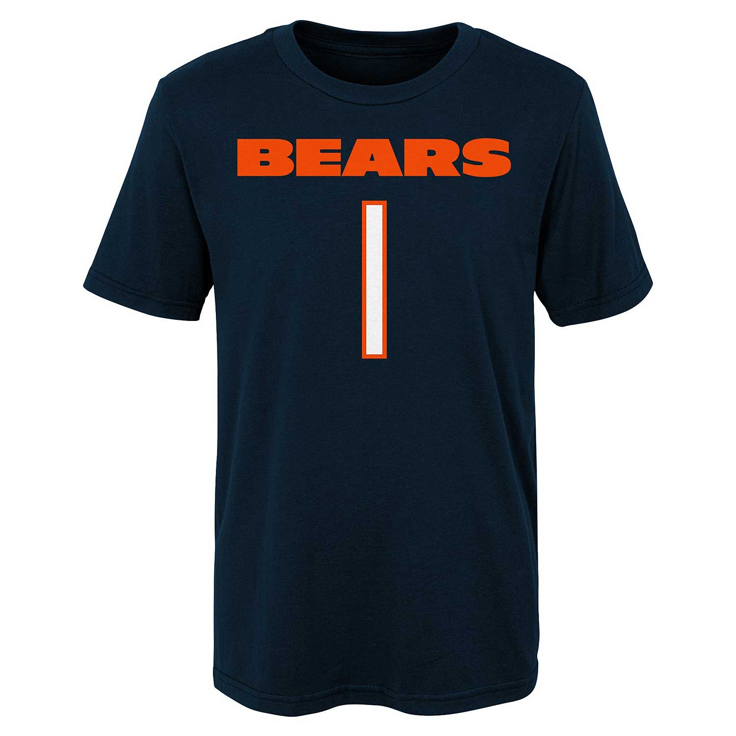 Chicago Bears Toddler Justin Fields Mainliner Name And Number T-Shirt - Image 2