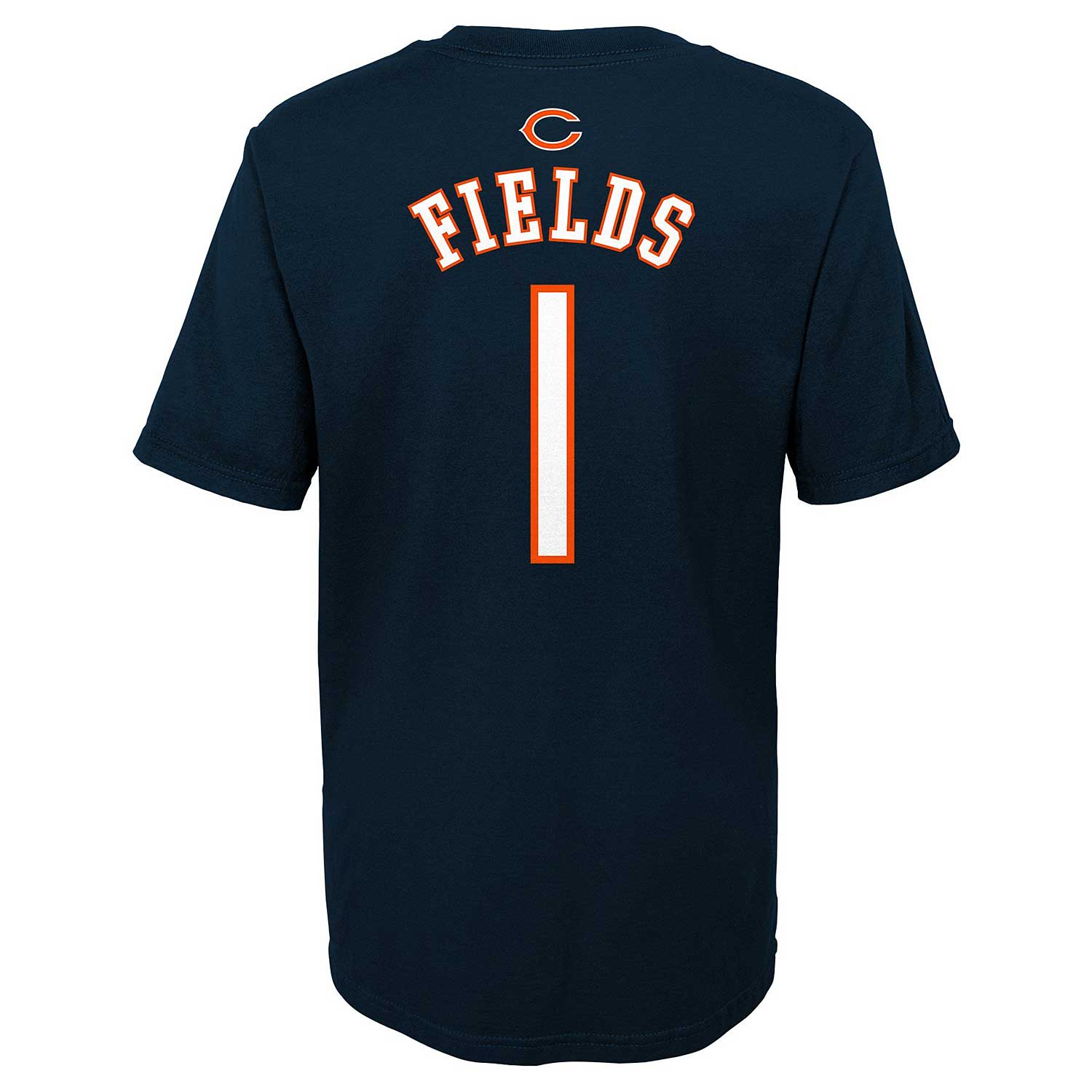 Chicago Bears Toddler Justin Fields Mainliner Name And Number T-Shirt - Image 3