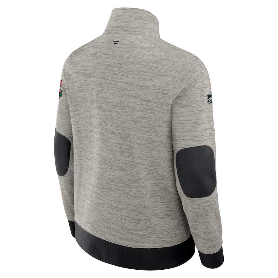 Chicago Blackhawks 2025 Winter Classic Authentic Pro Quarter Zip Sweatshirt - Image 2