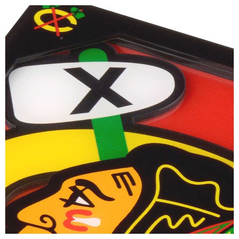 Chicago Blackhawks 3D 2-Pack Coaster Set - Image 2