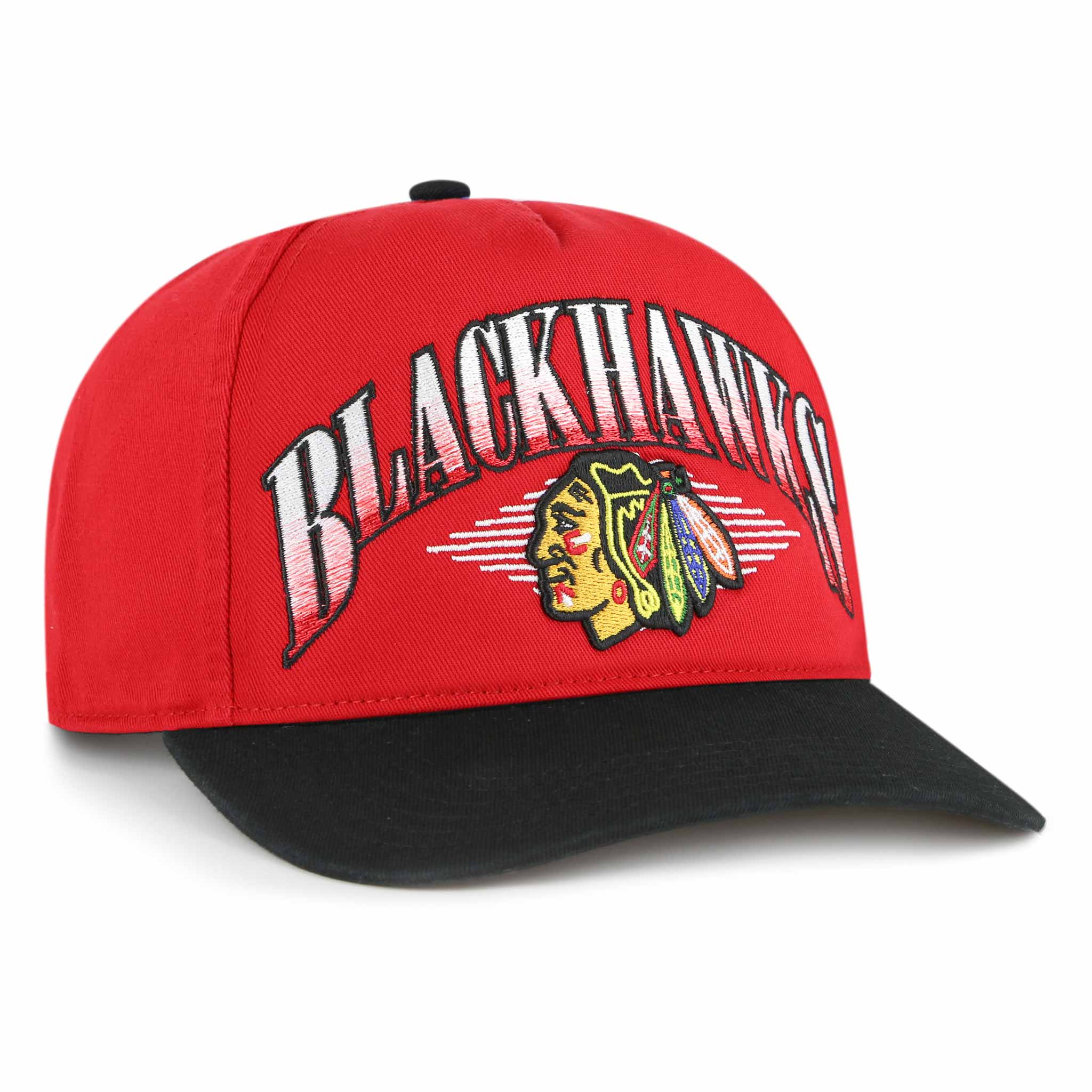 Chicago Blackhawks 47 Brand Red Atkin Hitch Adjustable Cap - Image 3