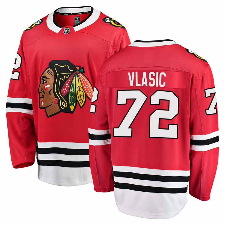 Chicago Blackhawks Alex Vlasic Home Breakaway Jersey With Authentic Lettering