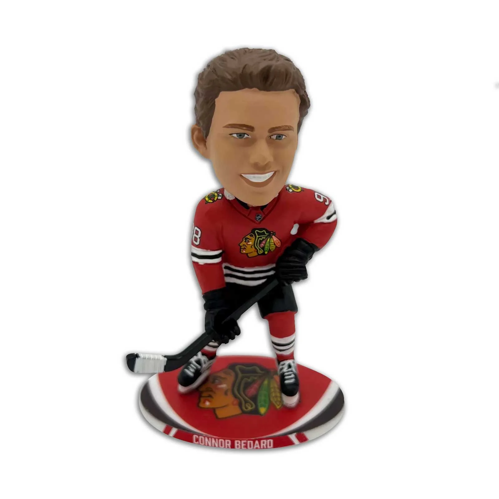 Chicago Blackhawks Connor Bedard 5 Inch Mini Superstar Bobblehead