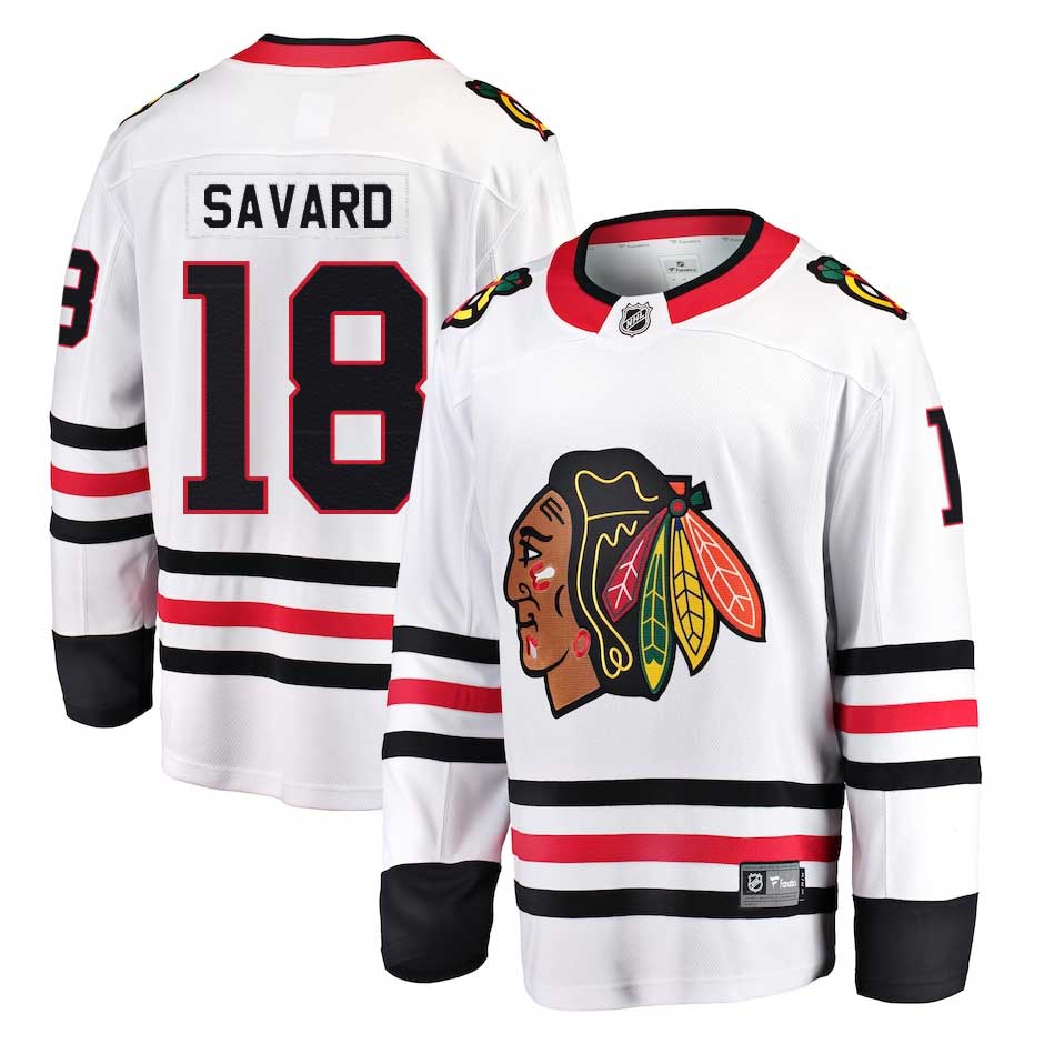 Chicago Blackhawks Denis Savard Road Breakaway Jersey With Authentic Lettering